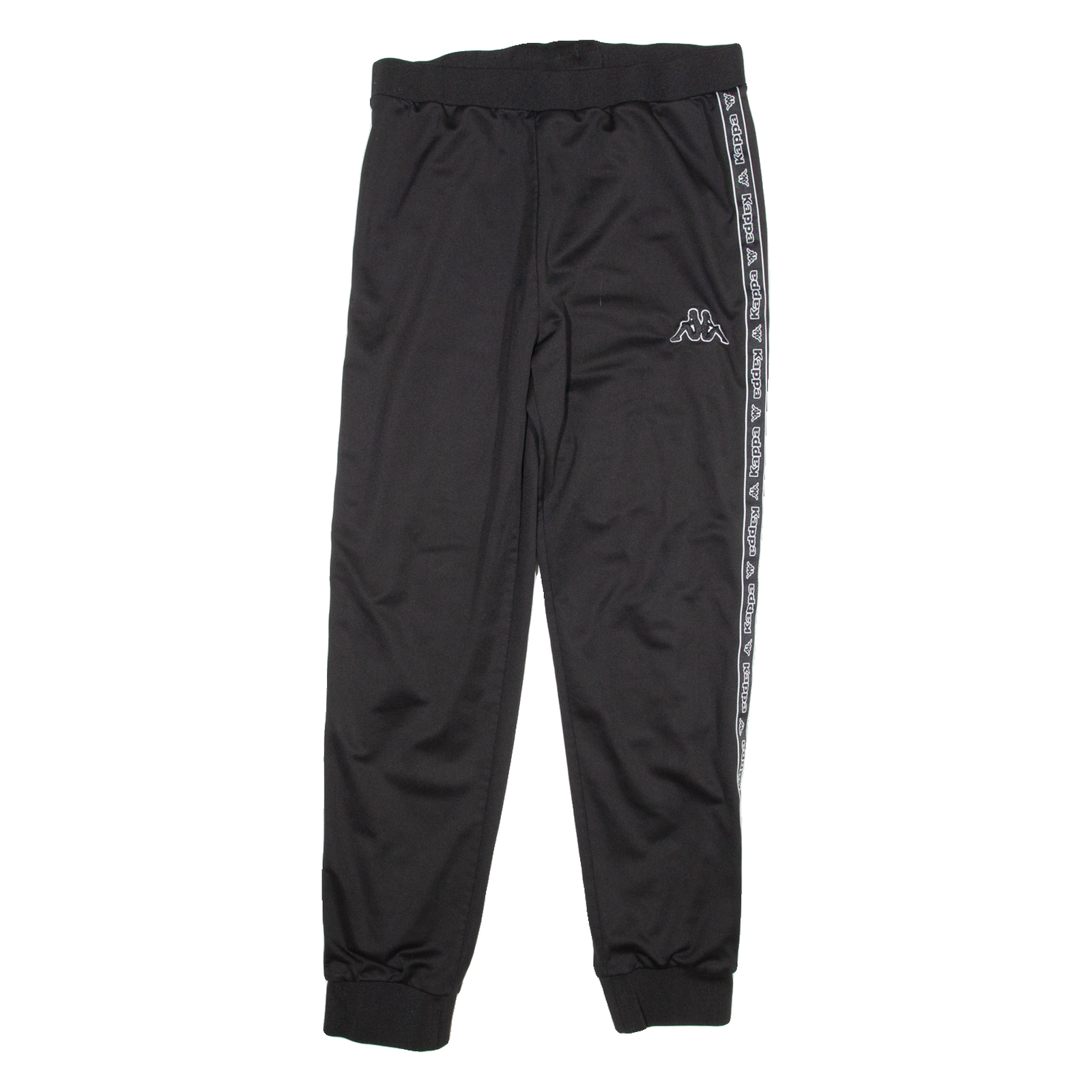 KAPPA Womens Joggers Black Tapered M W32 L28 Refurbished - N/A refurbished available on Cerqular