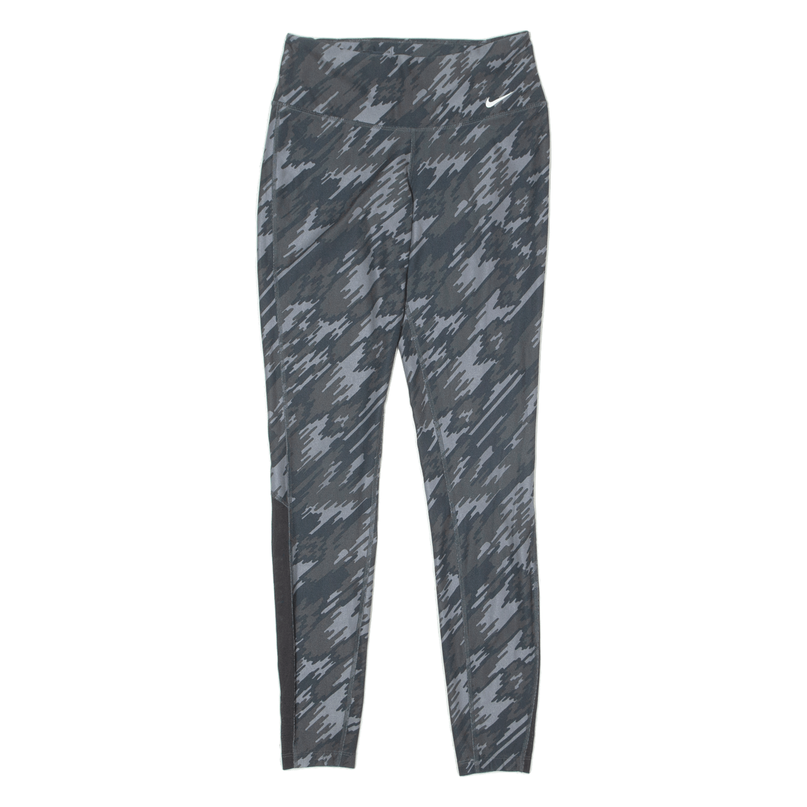NIKE Camouflage Activewear Womens Leggings Grey Skinny XS W22 L27 Refurbished - N/A refurbished available on Cerqular