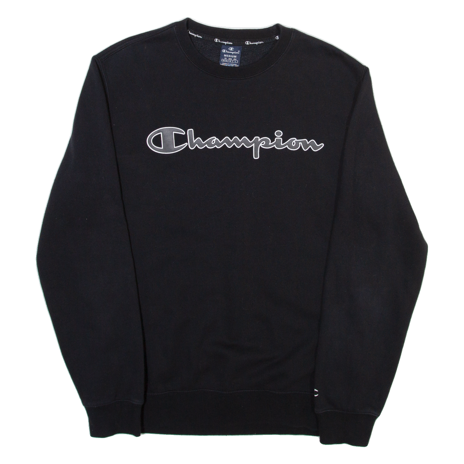 CHAMPION Mens Sweatshirt Black M Refurbished - N/A refurbished available on Cerqular