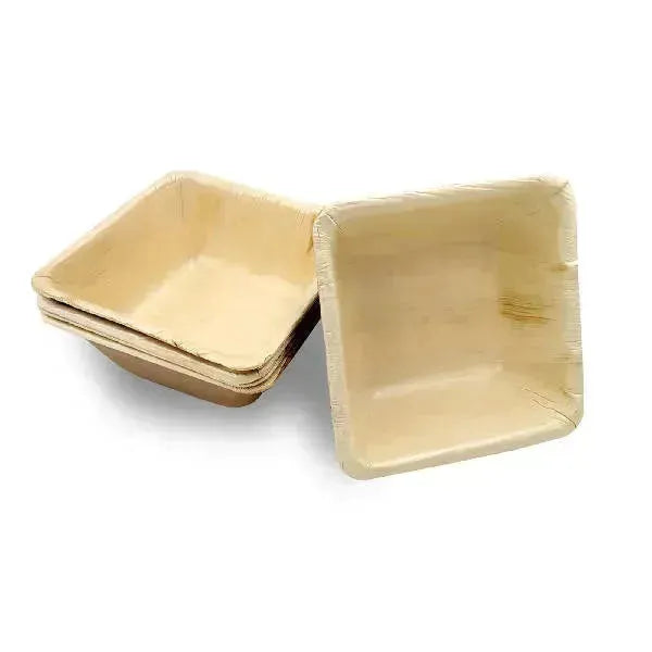 Dtocs Palm Leaf Bowls 5 Inch Square (Pack 50) | Bamboo Bowl Like Compostable Disposable Bowls For Serving Fruits, Soup, Cereal | Size: 50 Pcs. Refurbished - N/A (Note: There is no well-known brand with the initial refurbished available on Cerqular