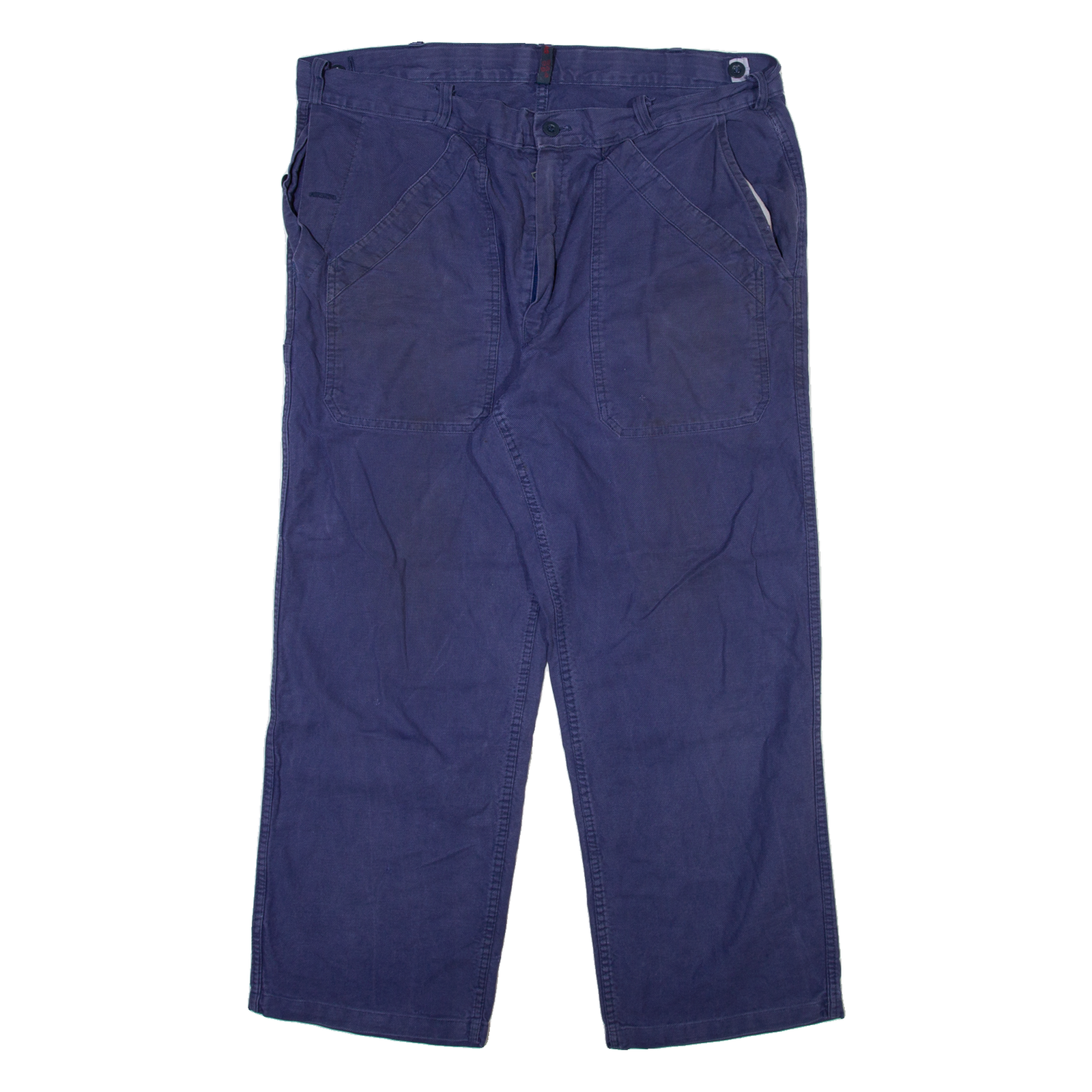 SPILAG Mens Trousers Blue Relaxed Straight W38 L27 Refurbished - N/A refurbished available on Cerqular