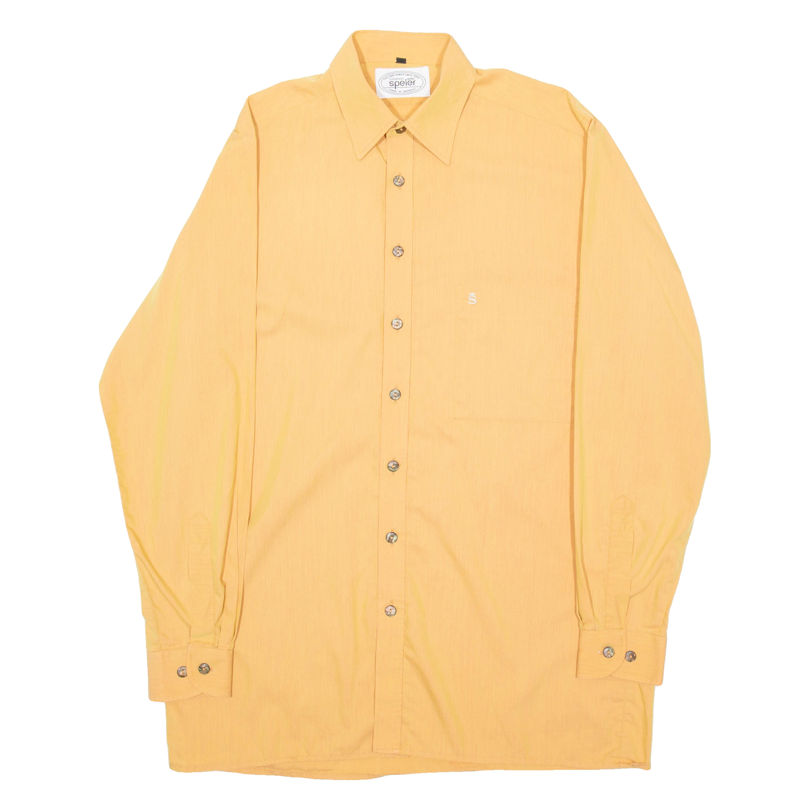Buy SPEIER Mens Plain Shirt Orange Long Sleeve M Refurbished - $10.91 SPEIER Mens Plain Shirt Orange Long Sleeve M Refurbished - N/A refurbished available on Cerqular