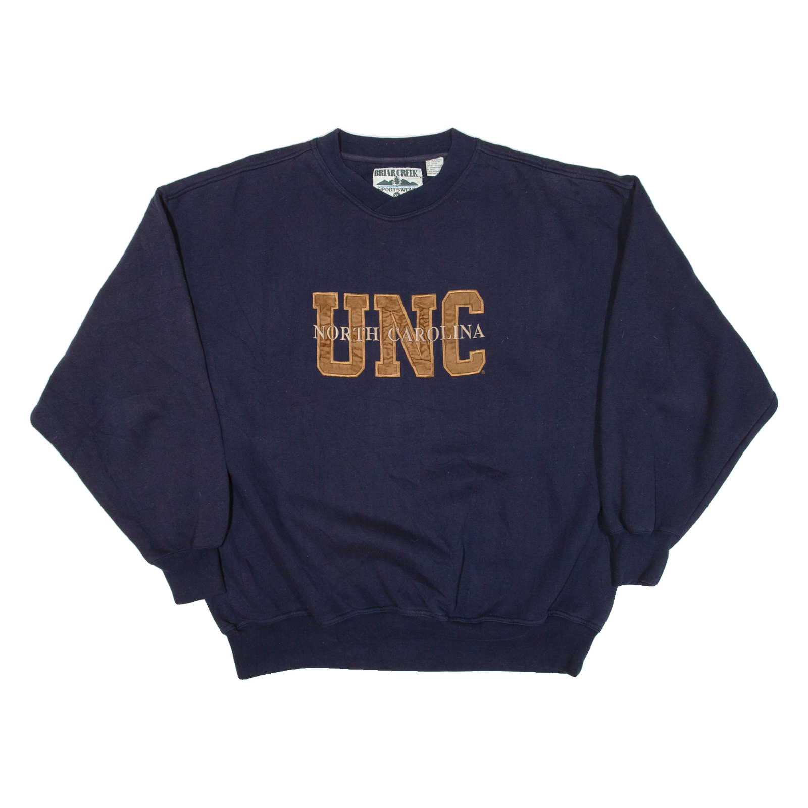 BRIAR CREEK North Carolina Unc Mens Sweatshirt Blue USA XL Refurbished - N/A refurbished available on Cerqular