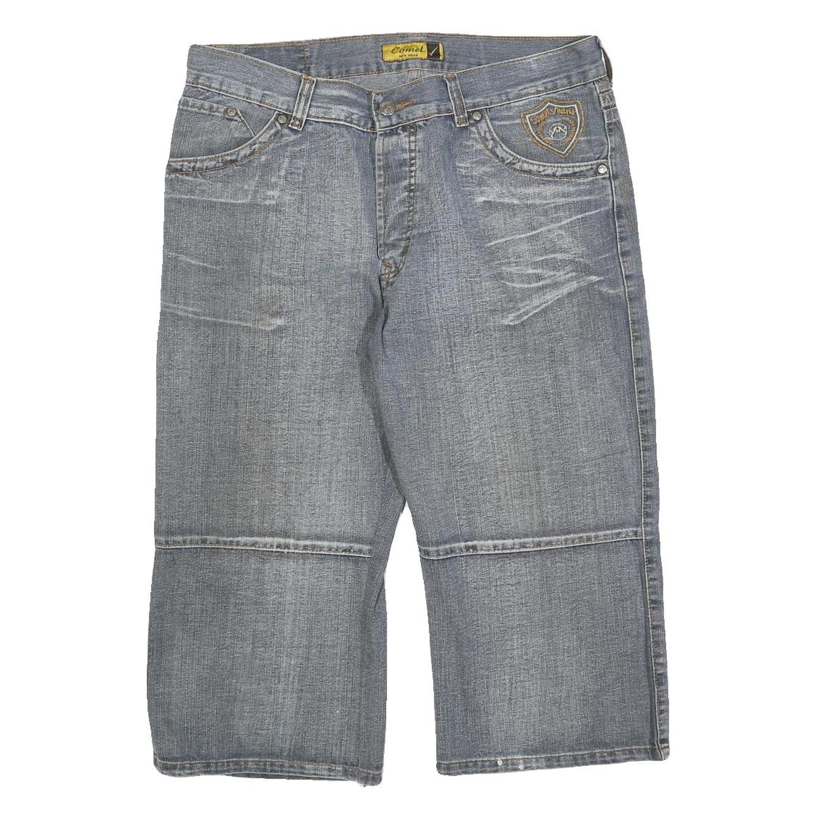 COMET Mens Shorts Blue Denim Casual M W34 Refurbished - N/A refurbished available on Cerqular
