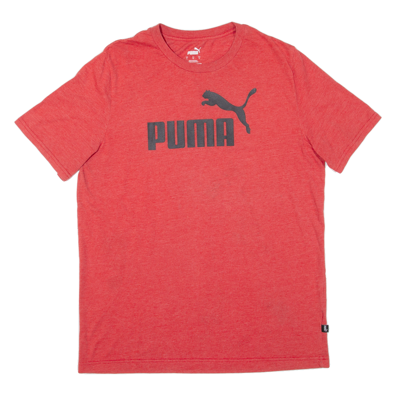 PUMA Mens T-Shirt Red L Refurbished - N/A refurbished available on Cerqular
