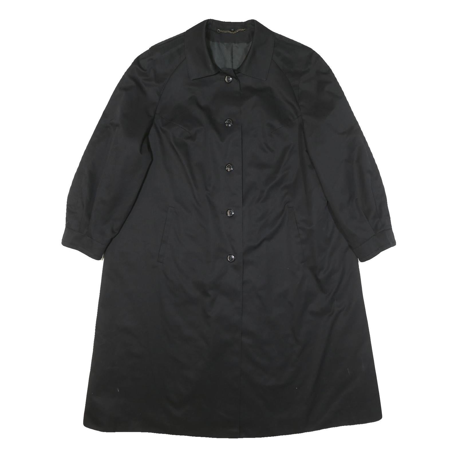 GRAZIL SPEZIAL Womens Black Classic Jacket XL Polyester Blend Button Closure Refurbished - N/A refurbished available on Cerqular