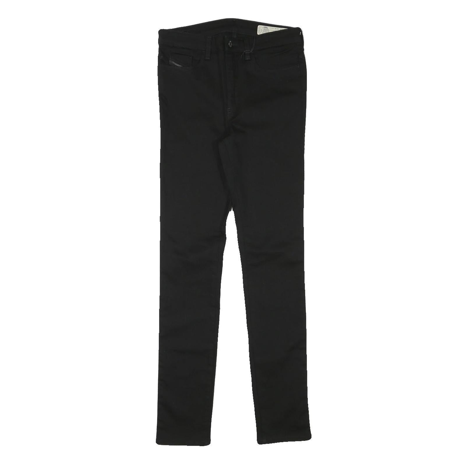 DIESEL Womens Jeans Black Slim Skinny Denim W27 L30 Cotton Blend Zip Refurbished - N/A refurbished available on Cerqular