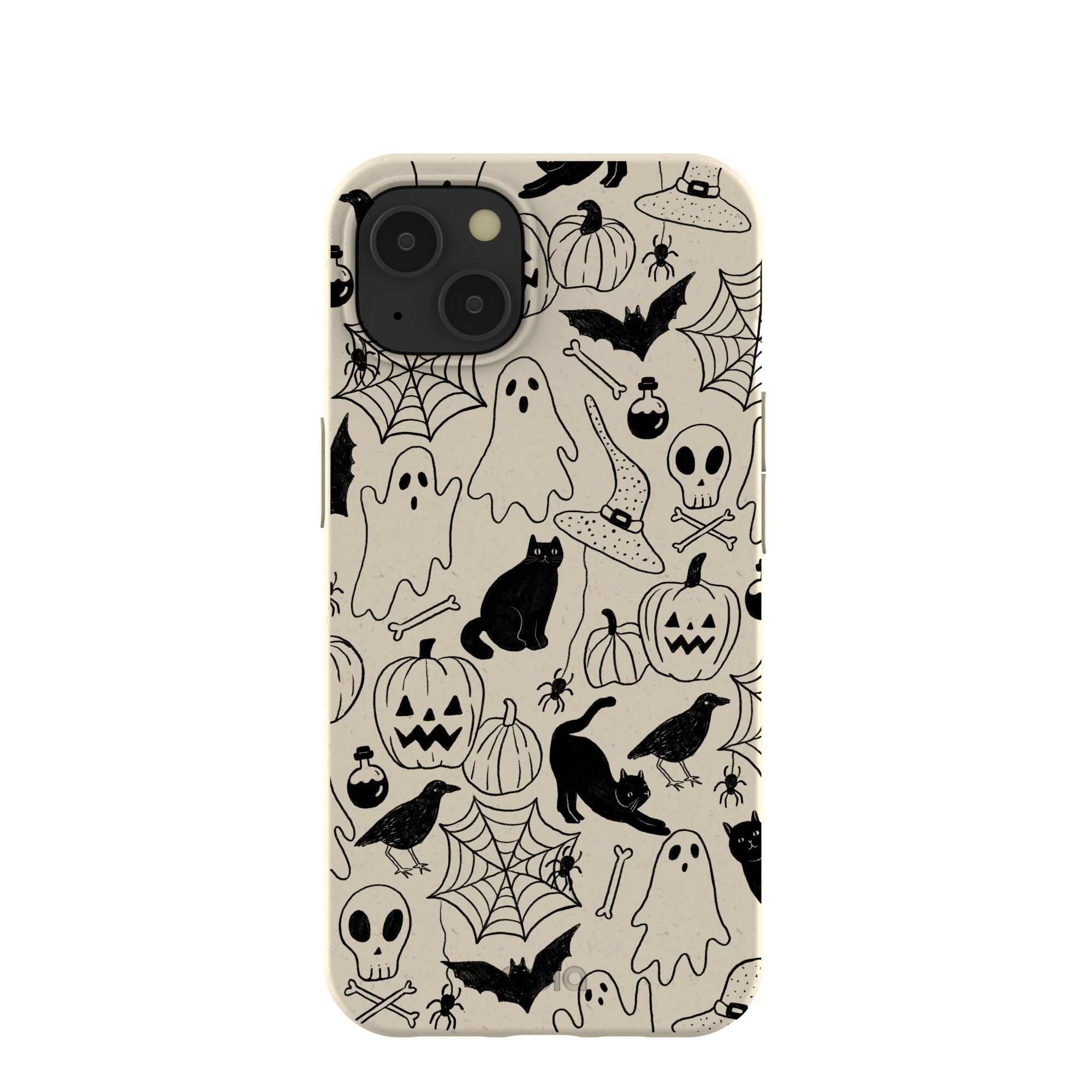 London Fog Sketchy Spirits iPhone 13 Case Refurbished - Pela Case refurbished available on Cerqular