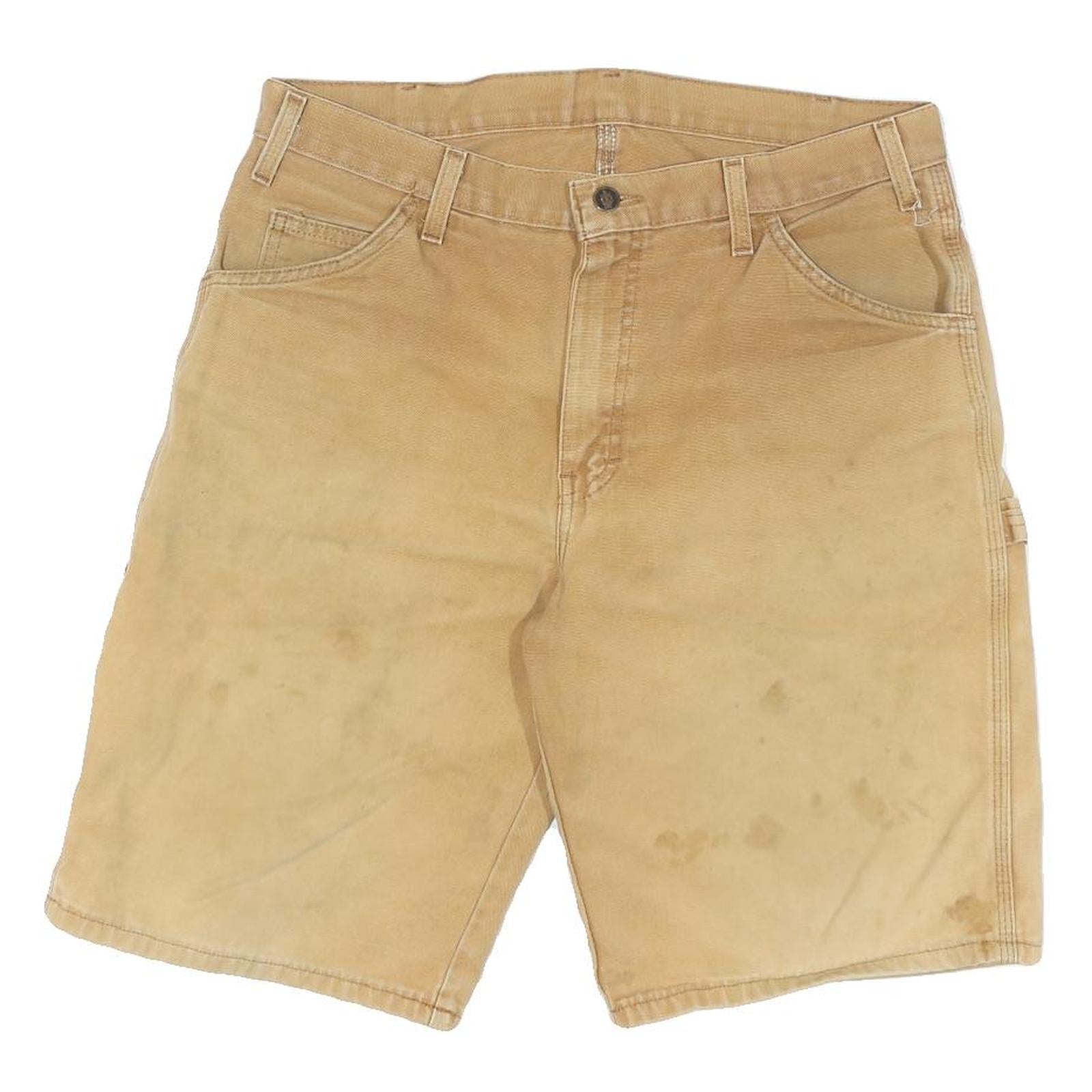 DICKIES Mens Shorts Beige Casual L W34 Cotton Workwear Refurbished - N/A refurbished available on Cerqular