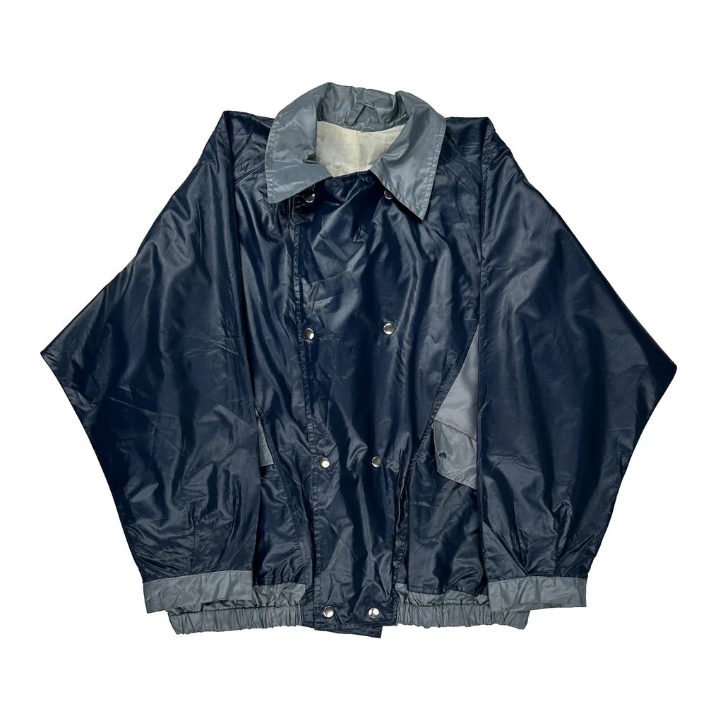 Unbranded Windbreaker - XL Grey Nylon Refurbished - Thrifted (note: this is a term often used to describe second- refurbished available on Cerqular