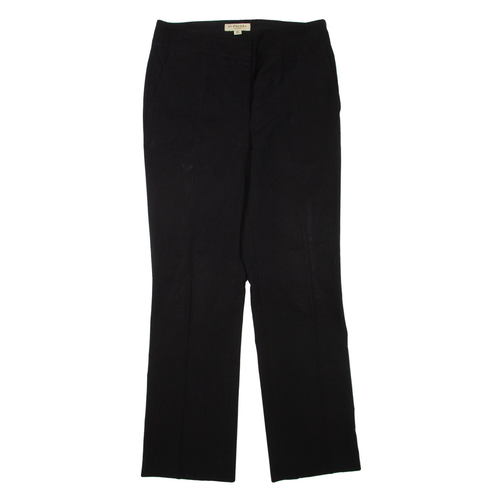 BURBERRY Womens Trousers Black Regular Bootcut W30 L30 Refurbished - N/A refurbished available on Cerqular