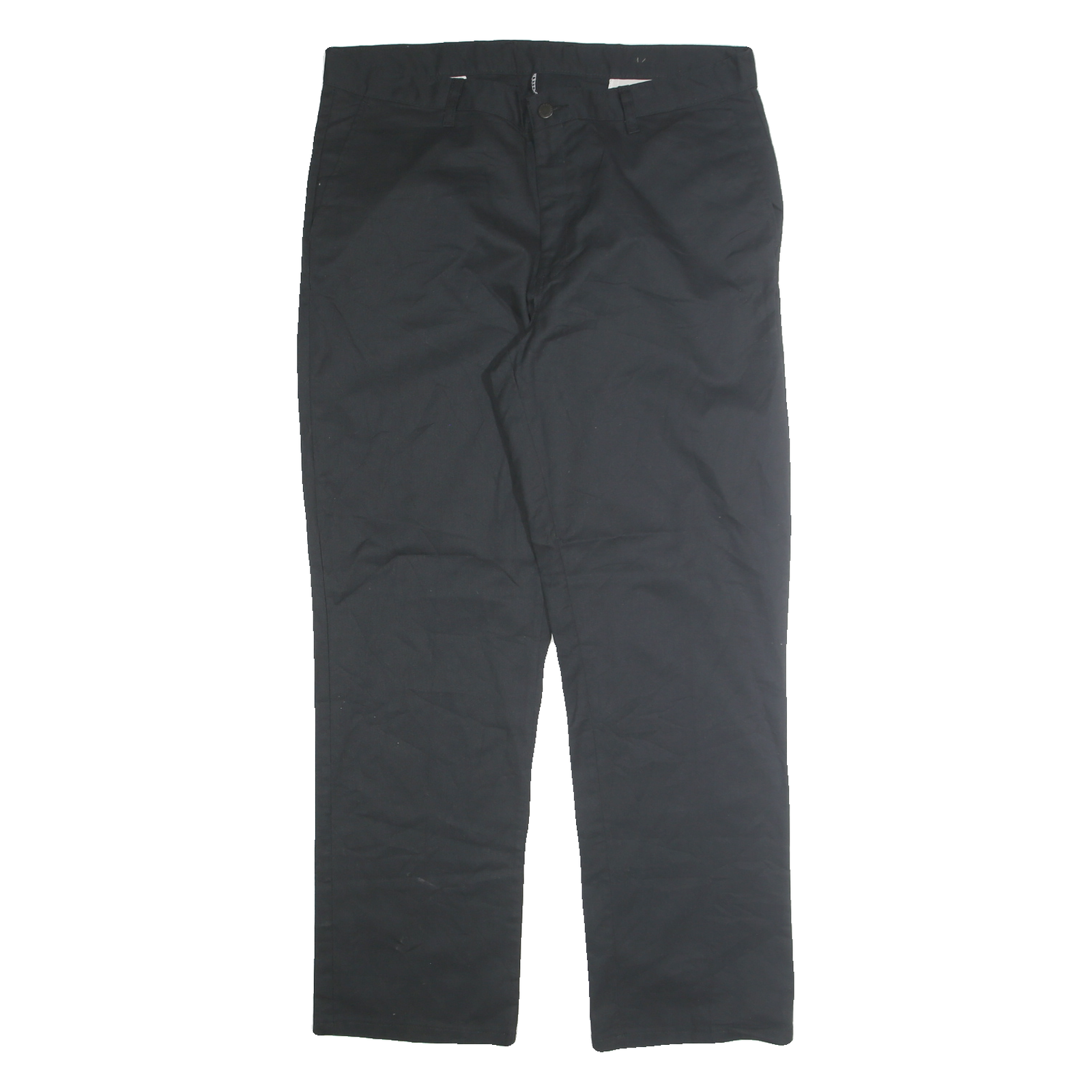 DICKIES Mens Cotton Blend Black Regular Fit Straight Leg Trousers W38 L32 Refurbished - N/A refurbished available on Cerqular