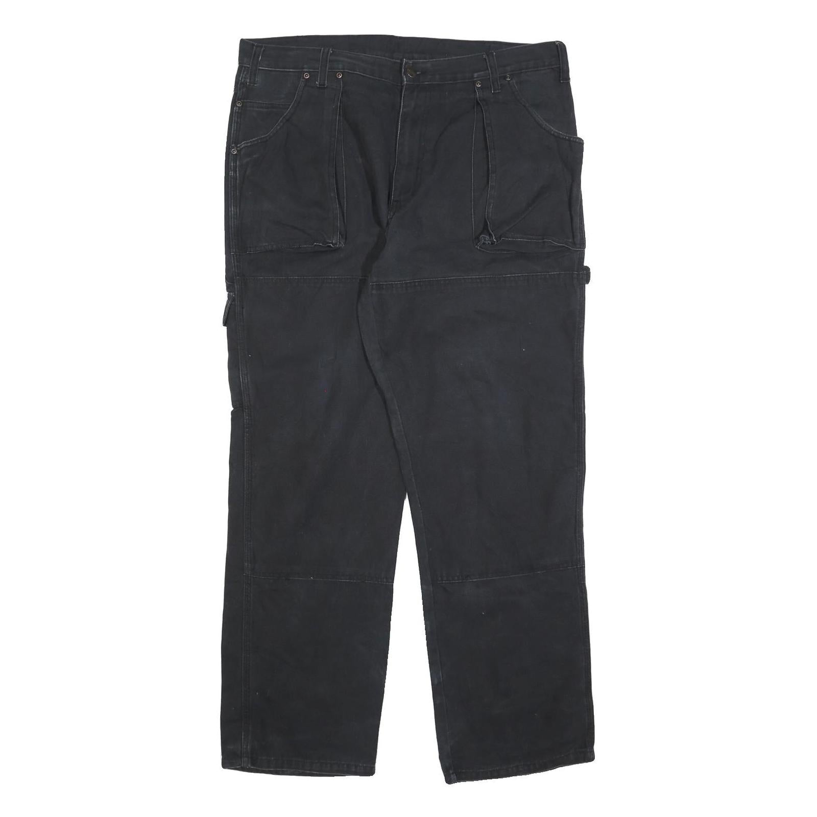 DICKIES Mens Jeans Black Regular Straight Denim W38 L32 Workwear Casual Refurbished - N/A refurbished available on Cerqular