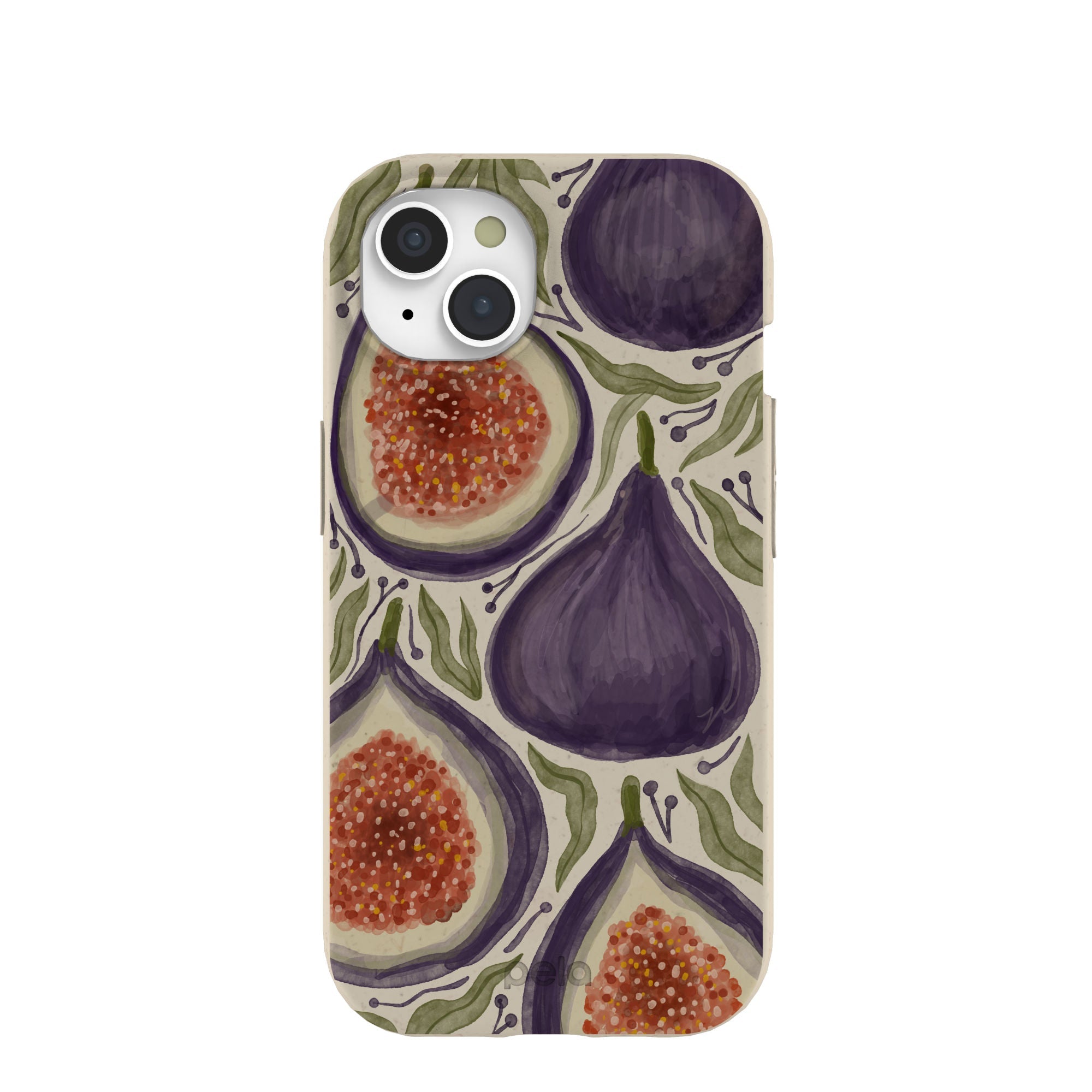 London Fog Fig Season iPhone 15 Case Refurbished - Pela Case refurbished available on Cerqular