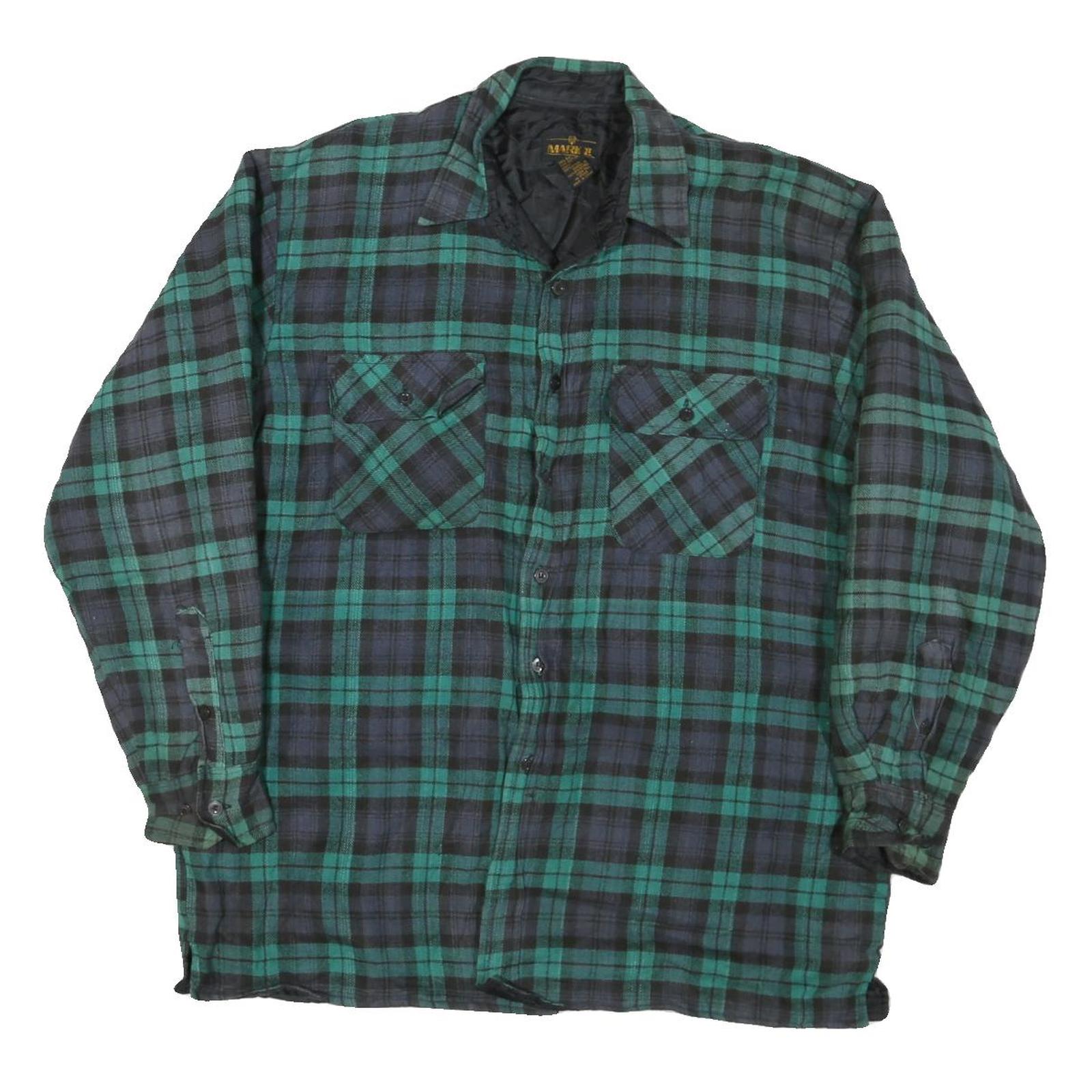 Buy MARK 2 Mens Green & Blue Check Shirt L Cotton Blend Casual Button-Up Refurbished - $32.49 MARK 2 Mens Green & Blue Check Shirt L Cotton Blend Casual Button-Up Refurbished - N/A refurbished available on Cerqular