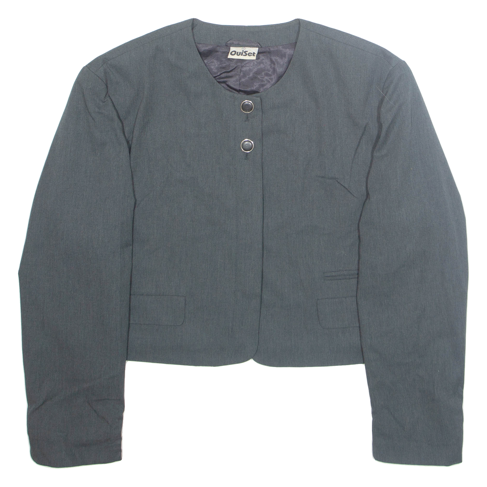 Buy OUISET Womens Blazer Jacket Grey M Refurbished - $46.79 OUISET Womens Blazer Jacket Grey M Refurbished - N/A refurbished available on Cerqular