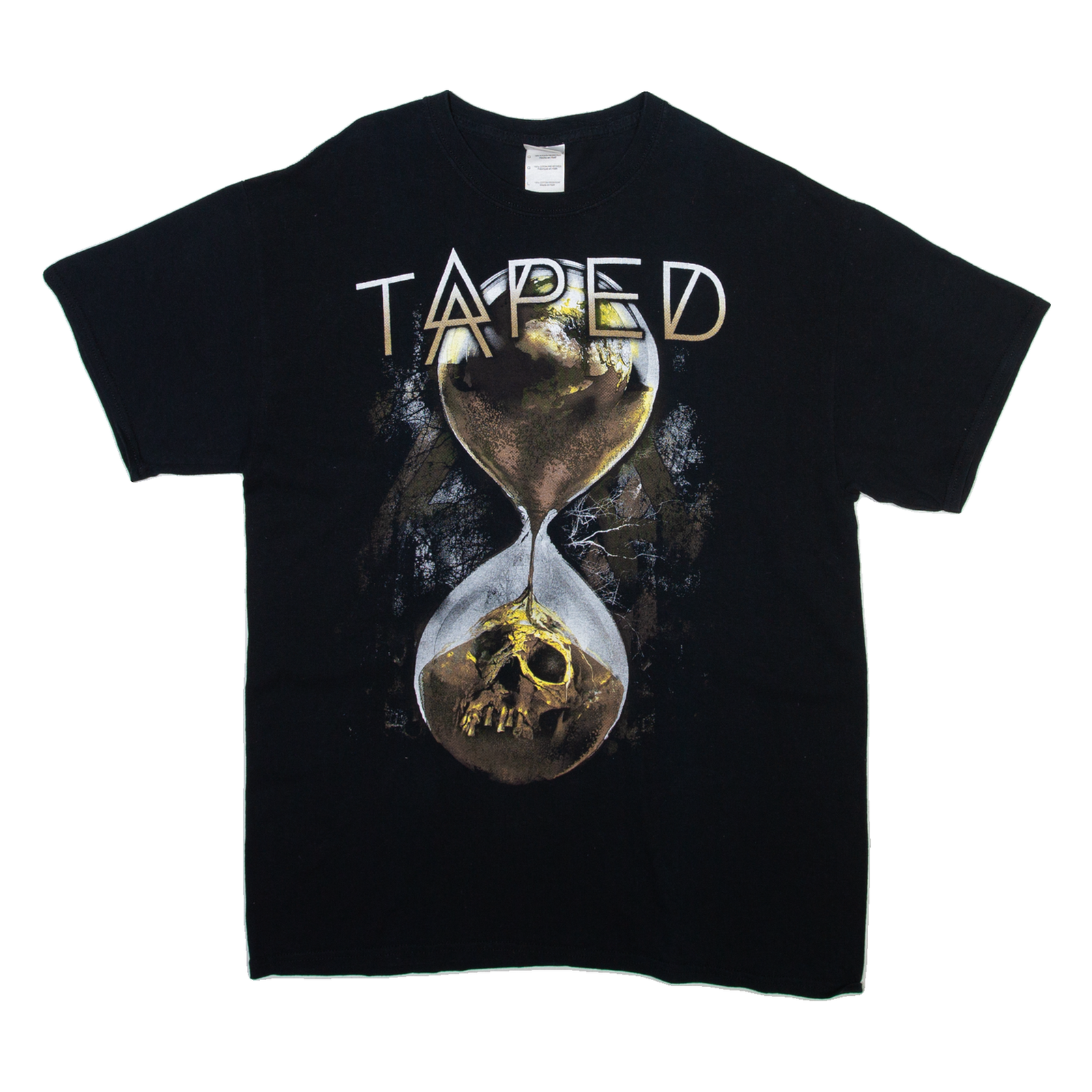 GILDAN Taped Mens Band T-Shirt Black L Refurbished - N/A refurbished available on Cerqular