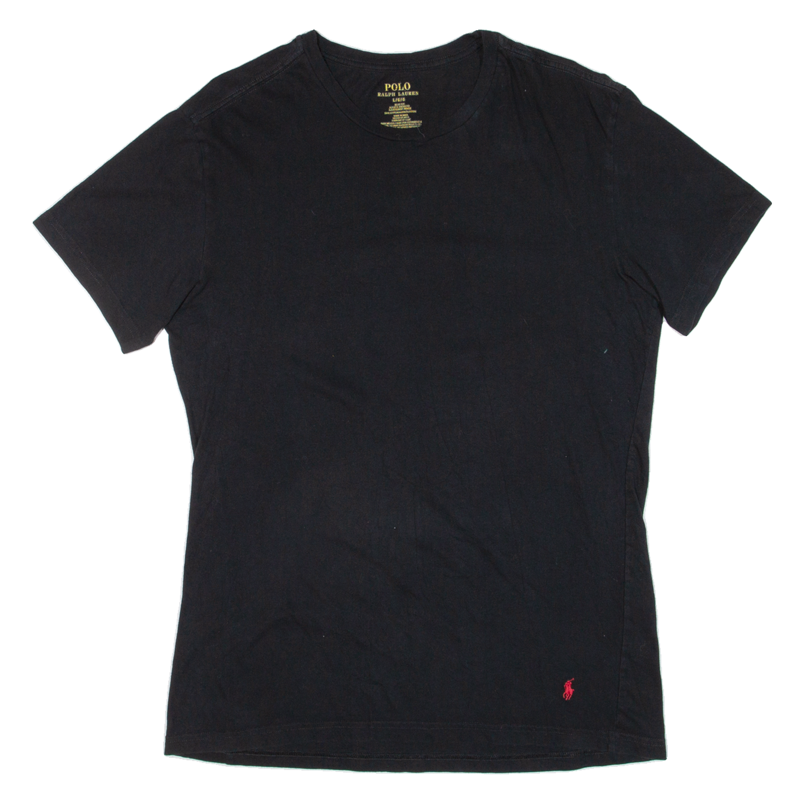 POLO RALPH LAUREN Mens T-Shirt Black L Refurbished - N/A refurbished available on Cerqular