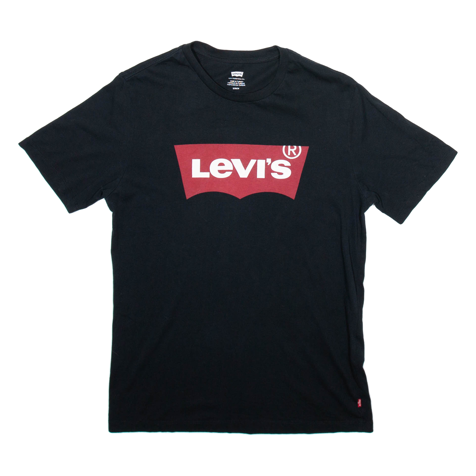 LEVI'S Mens T-Shirt Black S Refurbished - N/A refurbished available on Cerqular