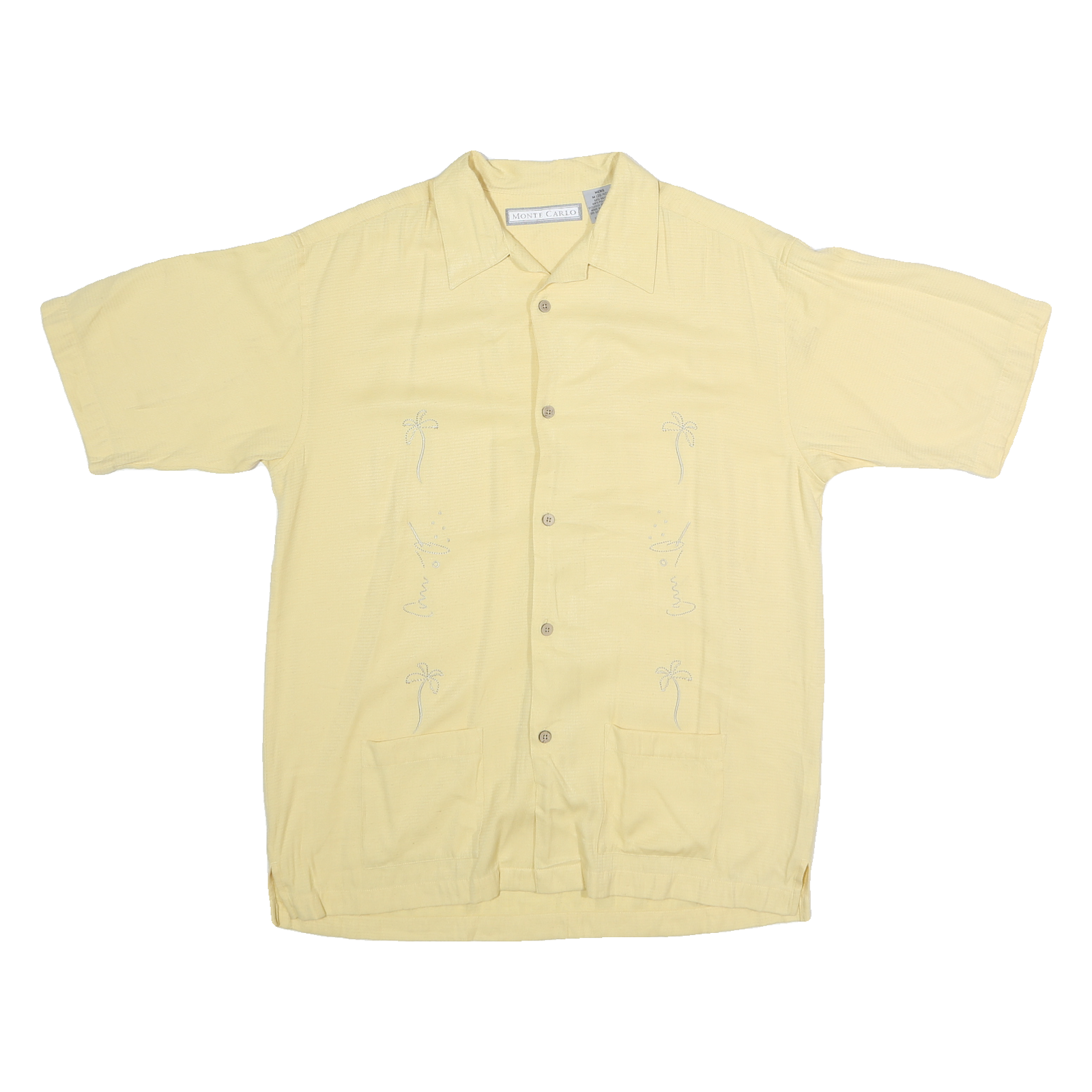 Buy MONTE CARLO Mens Yellow Shirt M Cotton Short Sleeve Casual Summer Refurbished - $18.19 MONTE CARLO Mens Yellow Shirt M Cotton Short Sleeve Casual Summer Refurbished - N/A refurbished available on Cerqular