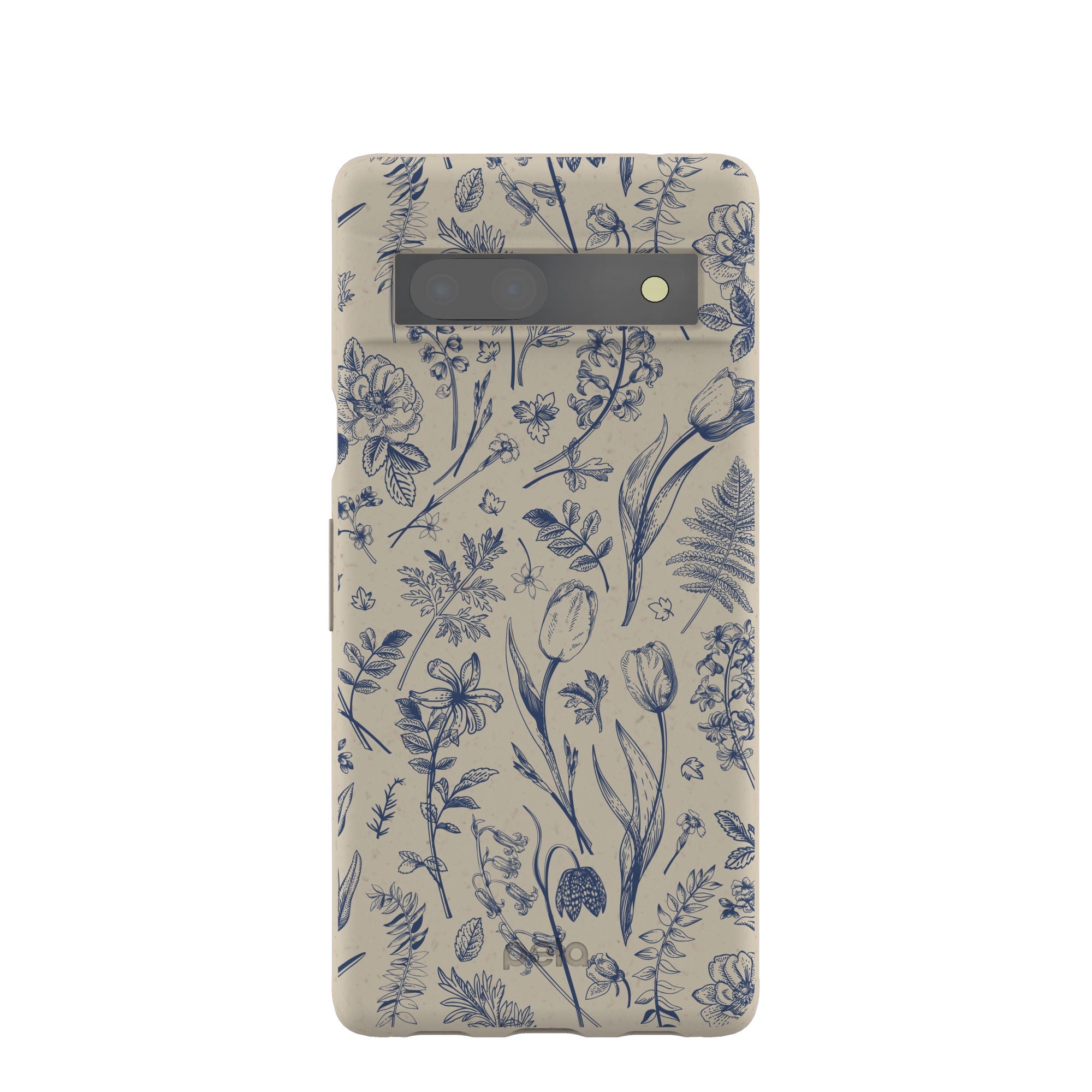 London Fog Indigo Bouquet Google Pixel 7a Case Refurbished - Pela Case refurbished available on Cerqular