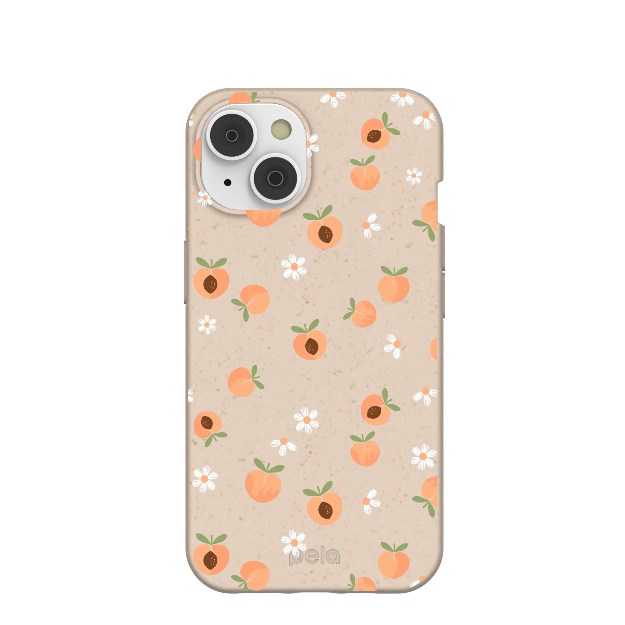 Seashell Feeling Peachy iPhone 14/16e Case Refurbished - Pela Case refurbished available on Cerqular