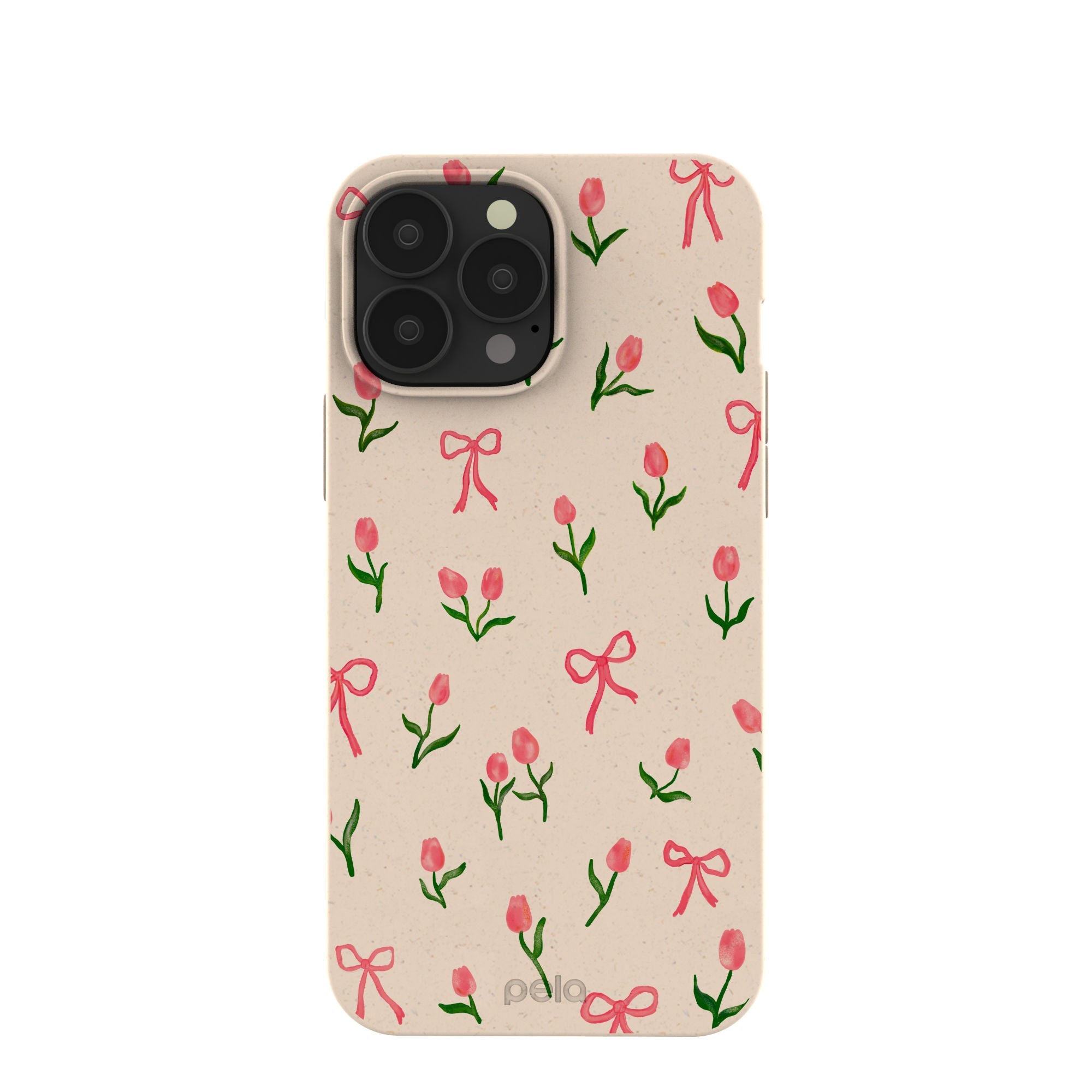 Seashell Tulip Bliss iPhone 13 Pro Max Case Refurbished - Pela Case refurbished available on Cerqular