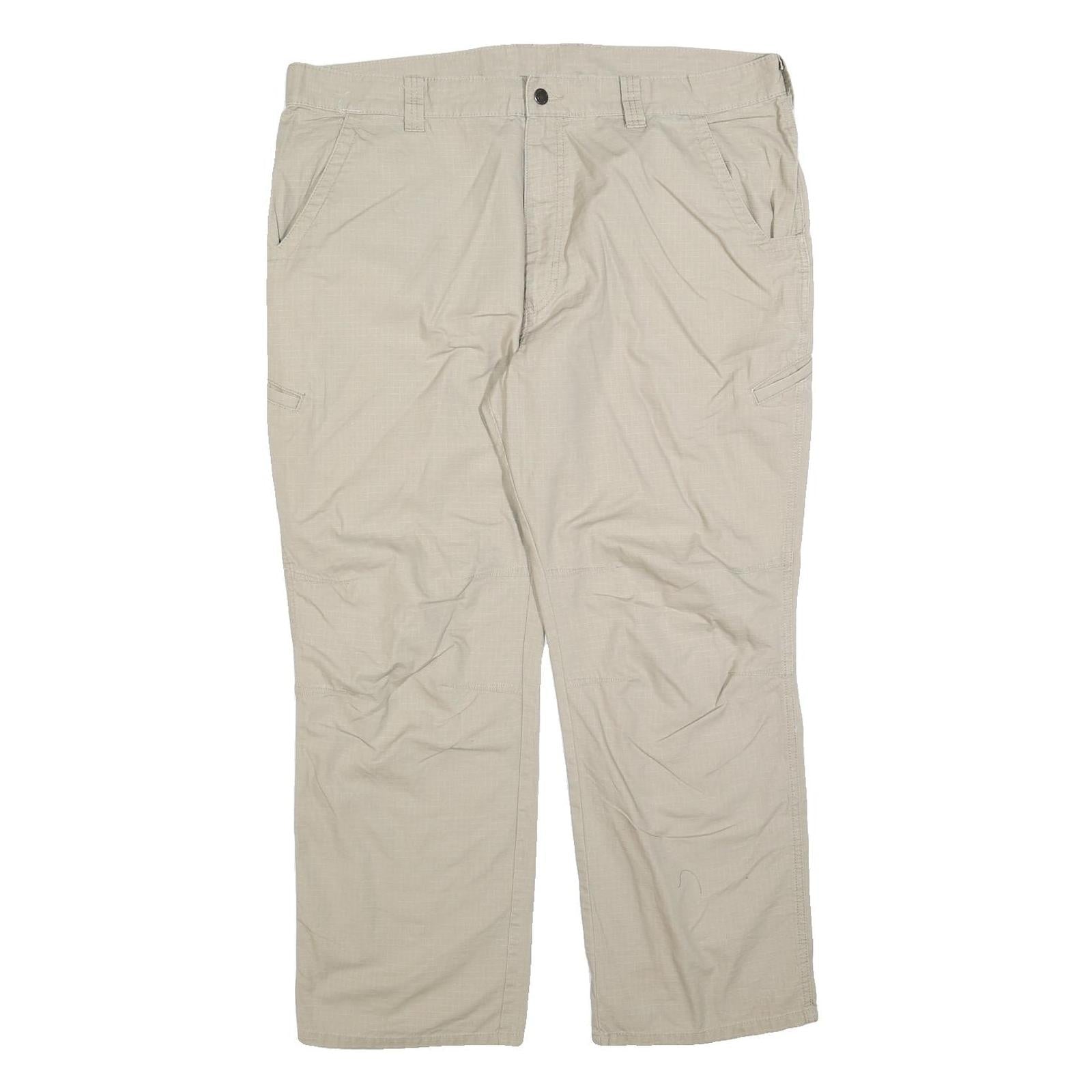 DICKIES Mens Cotton Blend Beige Relaxed Straight Trousers W40 L30 Work Casual Refurbished - N/A refurbished available on Cerqular