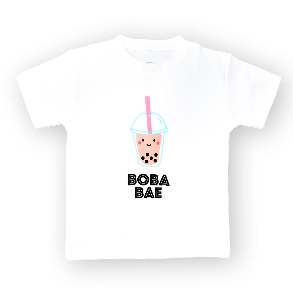 Organic Cotton Toddler Kids T-Shirt - Boba Bae | Size: 2 - 3Y Refurbished - The Wee Bean refurbished available on Cerqular