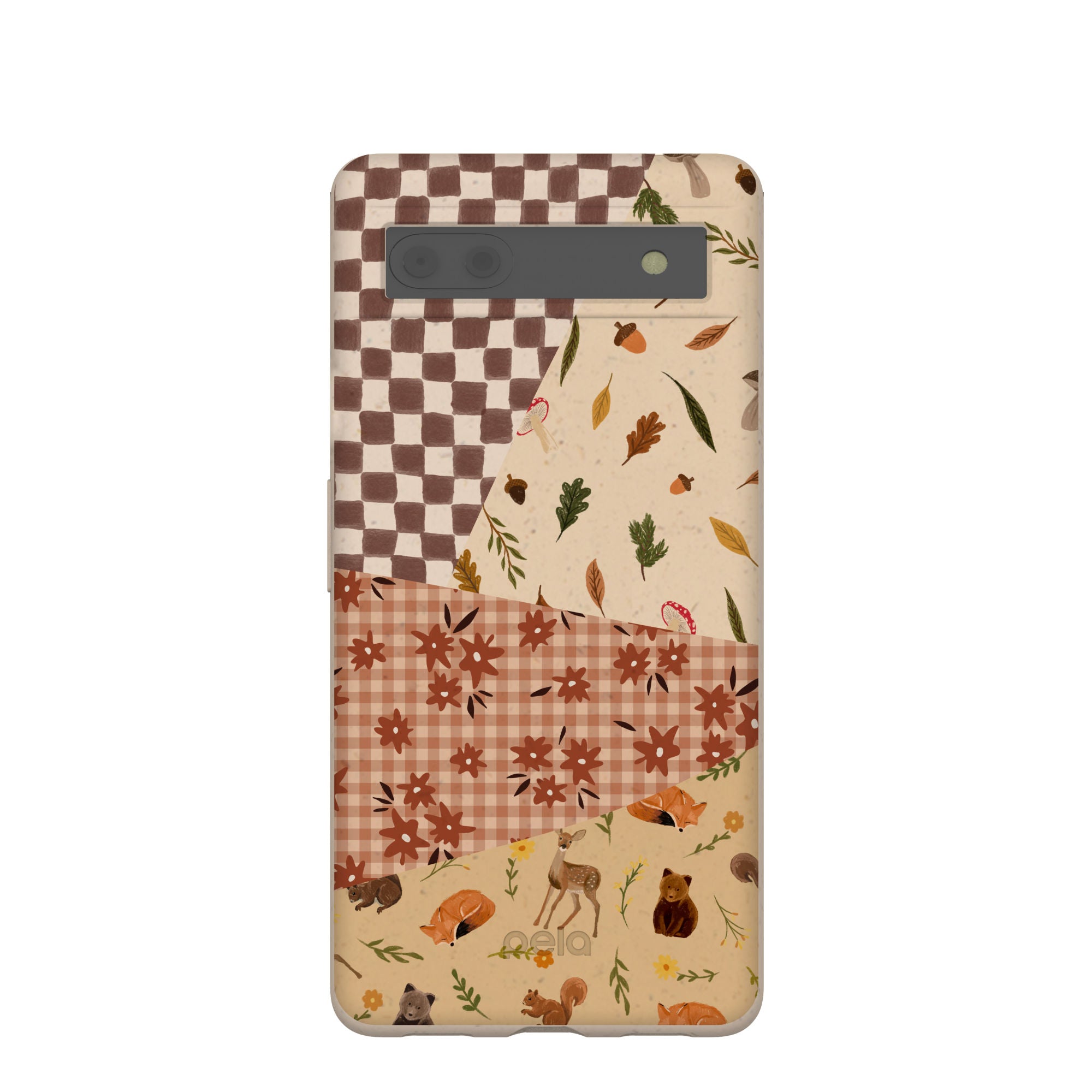Seashell Autumn Quilt Google Pixel 6a Case Refurbished - Pela Case refurbished available on Cerqular