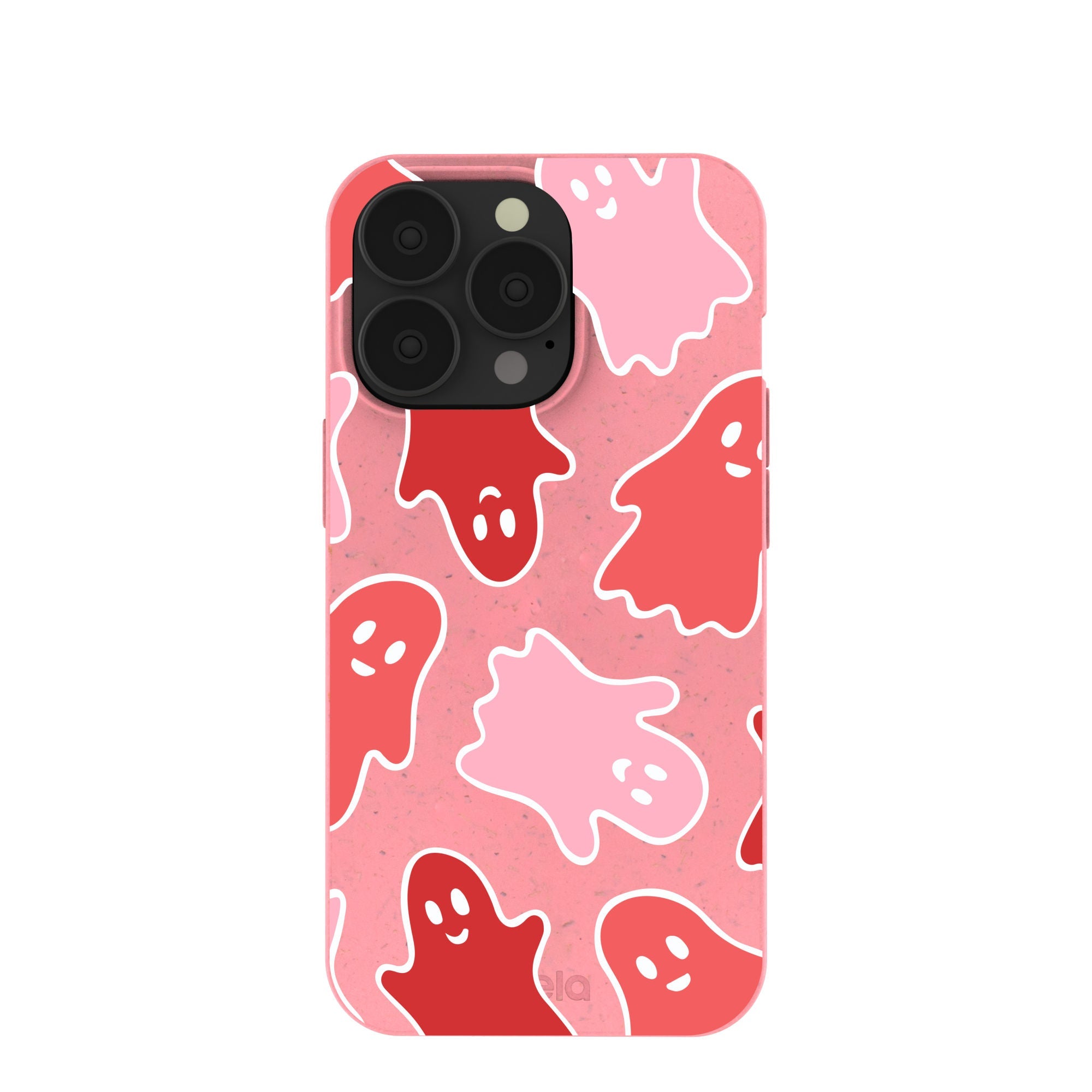 Bubblegum Pink Phantom Pals iPhone 13 Pro Case Refurbished - Pela Case refurbished available on Cerqular