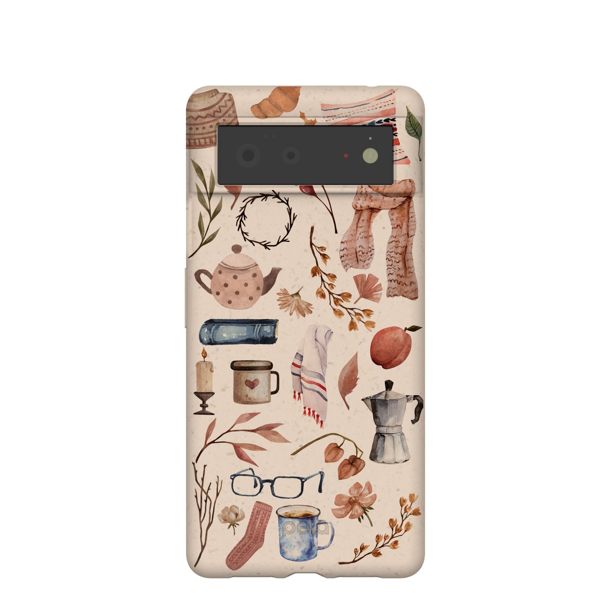 Seashell Creature Comforts Google Pixel 6 Case Refurbished - Pela Case refurbished available on Cerqular