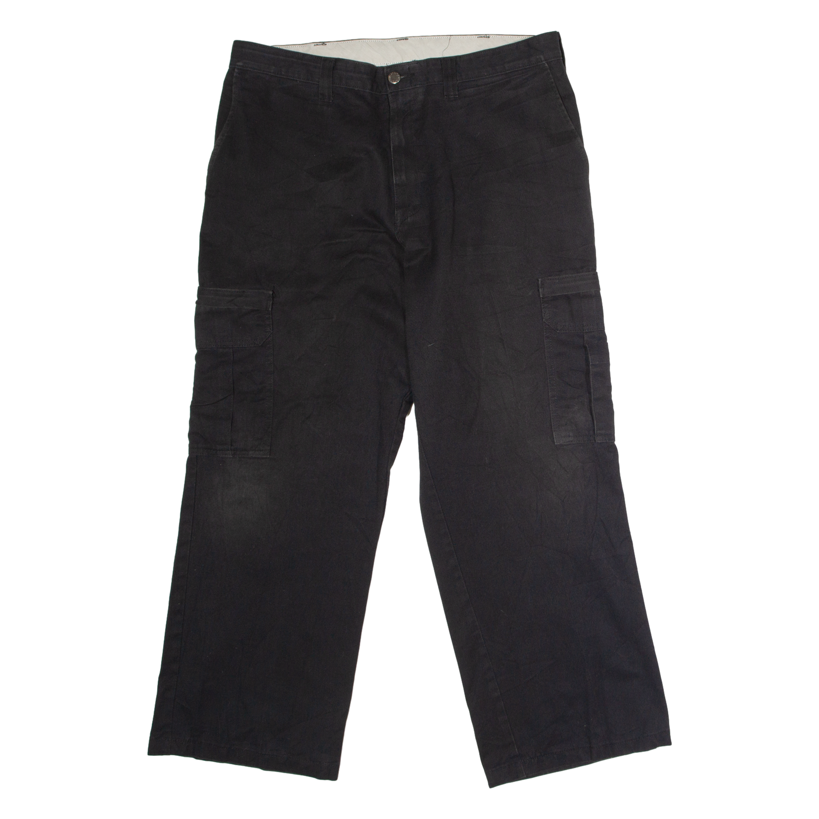 DICKIES Workwear Cargo Mens Trousers Black Regular Straight W36 L28 Refurbished - N/A refurbished available on Cerqular