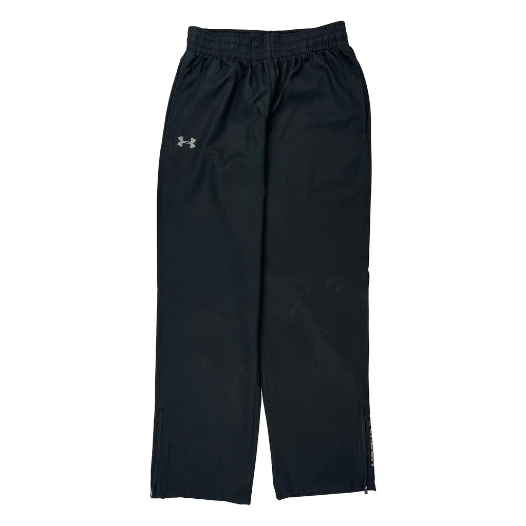Under Armour Tracksuit - Medium Black Polyester Refurbished - Thrifted (note: this is a term often used to describe second- refurbished available on Cerqular