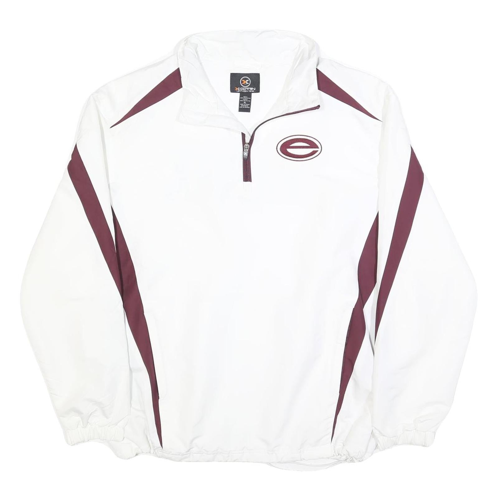 Buy X GRAIN Mens White & Maroon Sweatshirt XL Pullover Zip Neck Sports Style Refurbished - $27.29 X GRAIN Mens White & Maroon Sweatshirt XL Pullover Zip Neck Sports Style Refurbished - N/A refurbished available on Cerqular