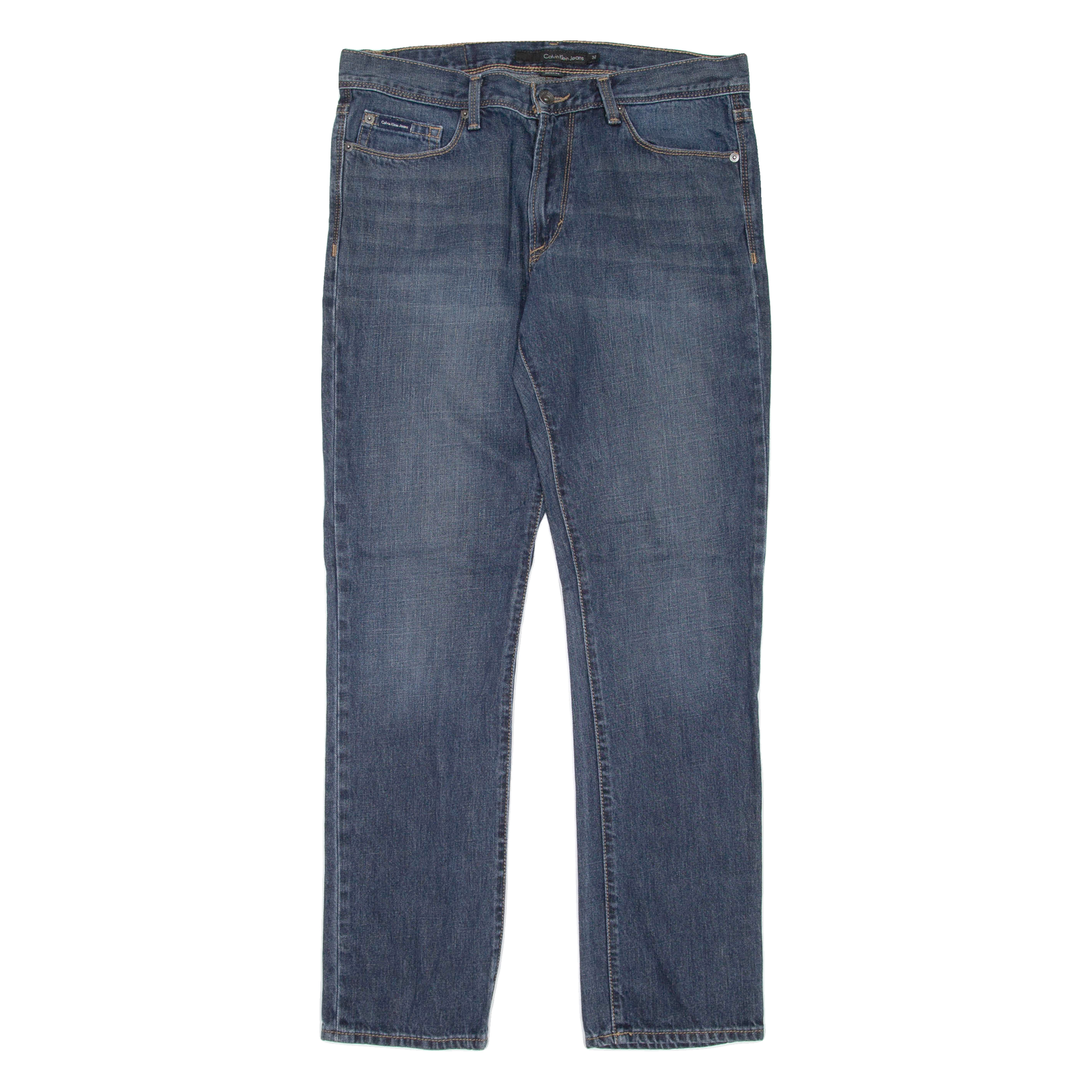 CALVIN KLEIN JEANS Narrow Leg Womens Jeans Blue Regular Straight W32 L32 Refurbished - N/A refurbished available on Cerqular