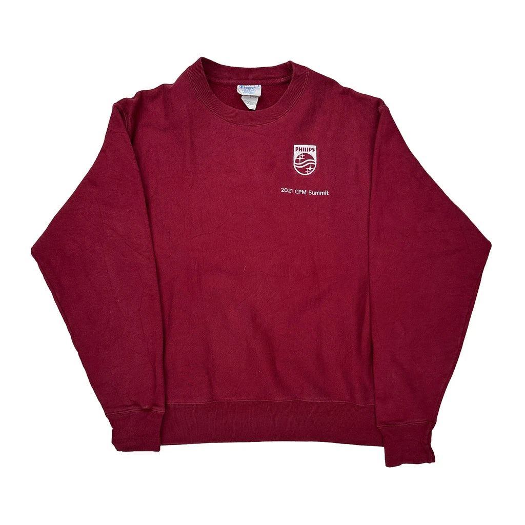Buy 2021 Cfm Summit, Reverse Weave Champion Sweatshirt - Large Burgundy Cotton Refurbished - $53.59 2021 Cfm Summit, Reverse Weave Champion Sweatshirt - Large Burgundy Cotton Refurbished - Thrifted (note: this is a term often used to describe second- refurbished available on Cerqular