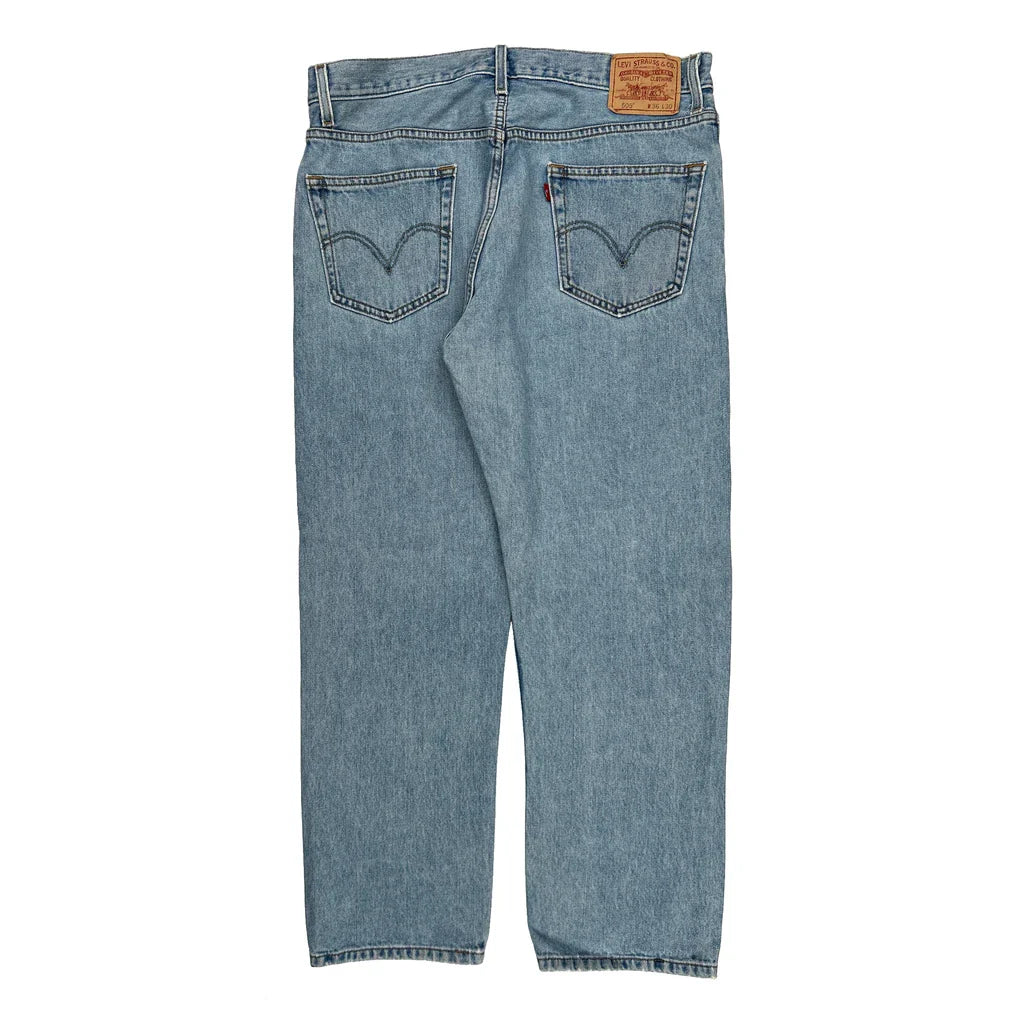 505 Levis Jeans - 36W 30L Light Wash Denim Refurbished - Thrifted (note: this is a term often used to describe second- refurbished available on Cerqular