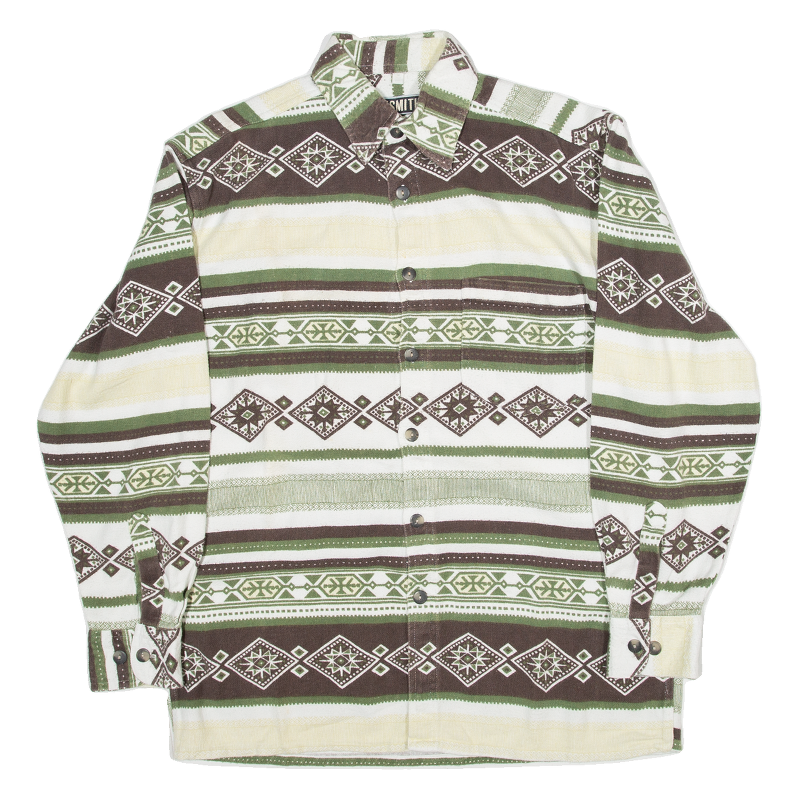 BLACK SMITH Mens Shirt Green Long Sleeve M Refurbished - N/A refurbished available on Cerqular