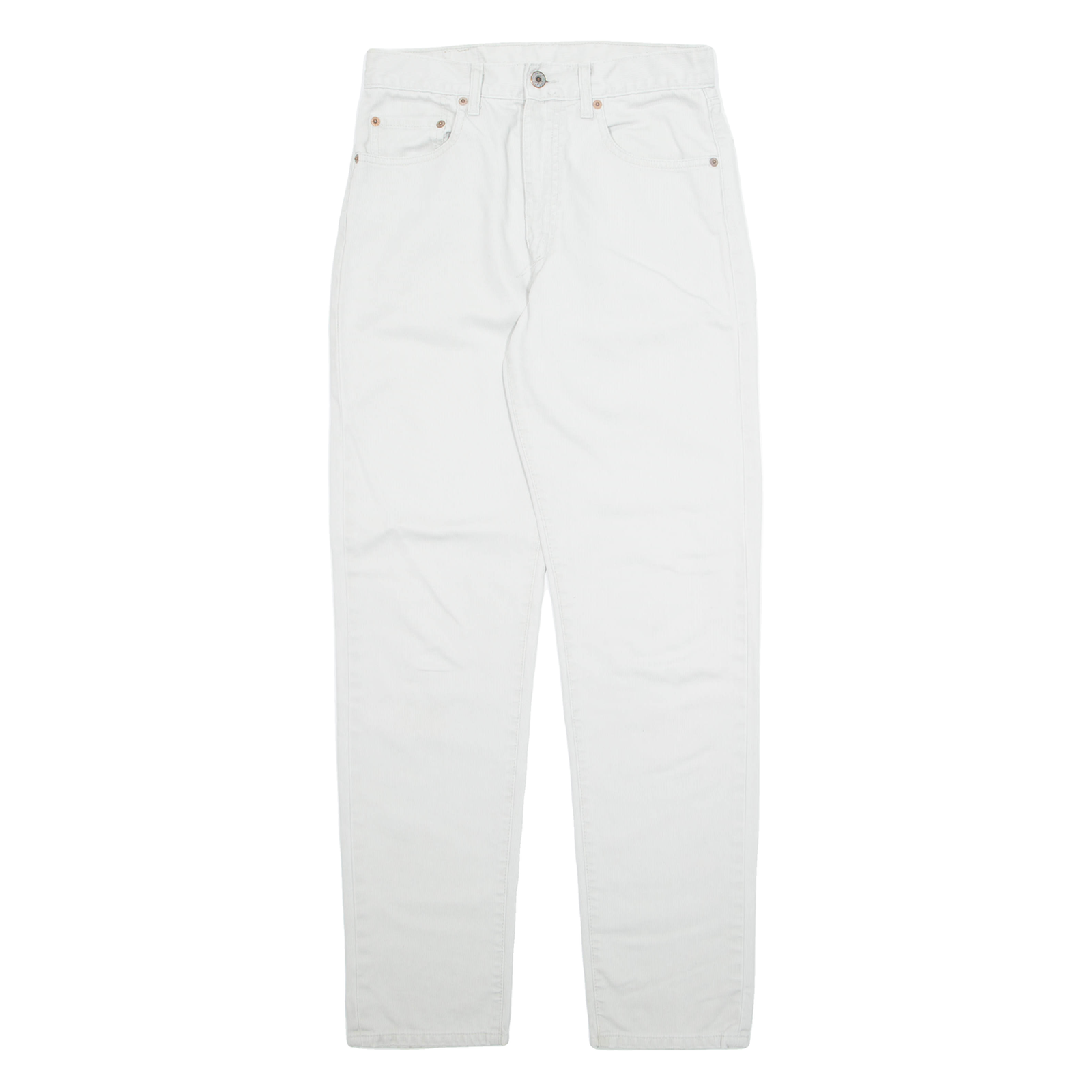 LEVI'S Mens Trousers Cream Regular Tapered W28 L32 Refurbished - N/A refurbished available on Cerqular