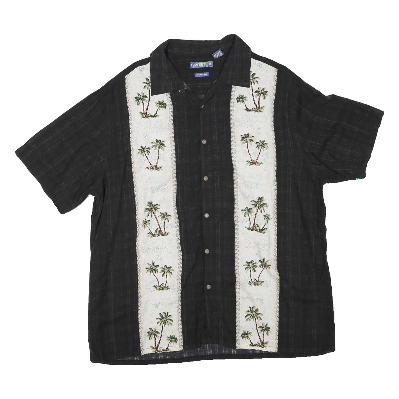 Buy CAMPIA Mens Black Rayon XL Shirt Hawaiian Palm Tree Print Relaxed Fit Casual Refurbished - $16.89 CAMPIA Mens Black Rayon XL Shirt Hawaiian Palm Tree Print Relaxed Fit Casual Refurbished - N/A refurbished available on Cerqular