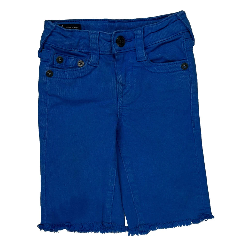 Age 2 True Religion Denim Shorts - Xx-Smallw 6L Blue Cotton Refurbished - Thrifted (note: this is a term often used to describe second- refurbished available on Cerqular