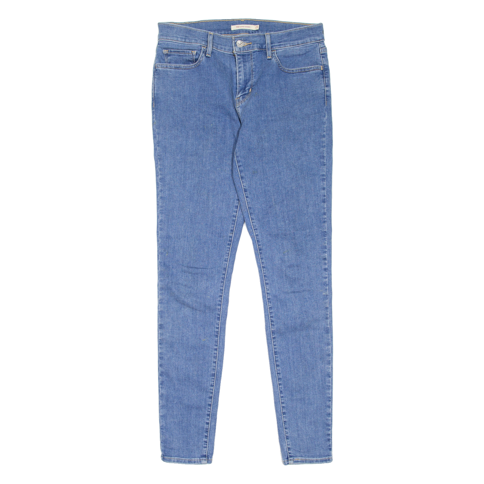 LEVI'S 710 Womens Jeans Blue Slim Skinny W29 L30 Refurbished - N/A refurbished available on Cerqular