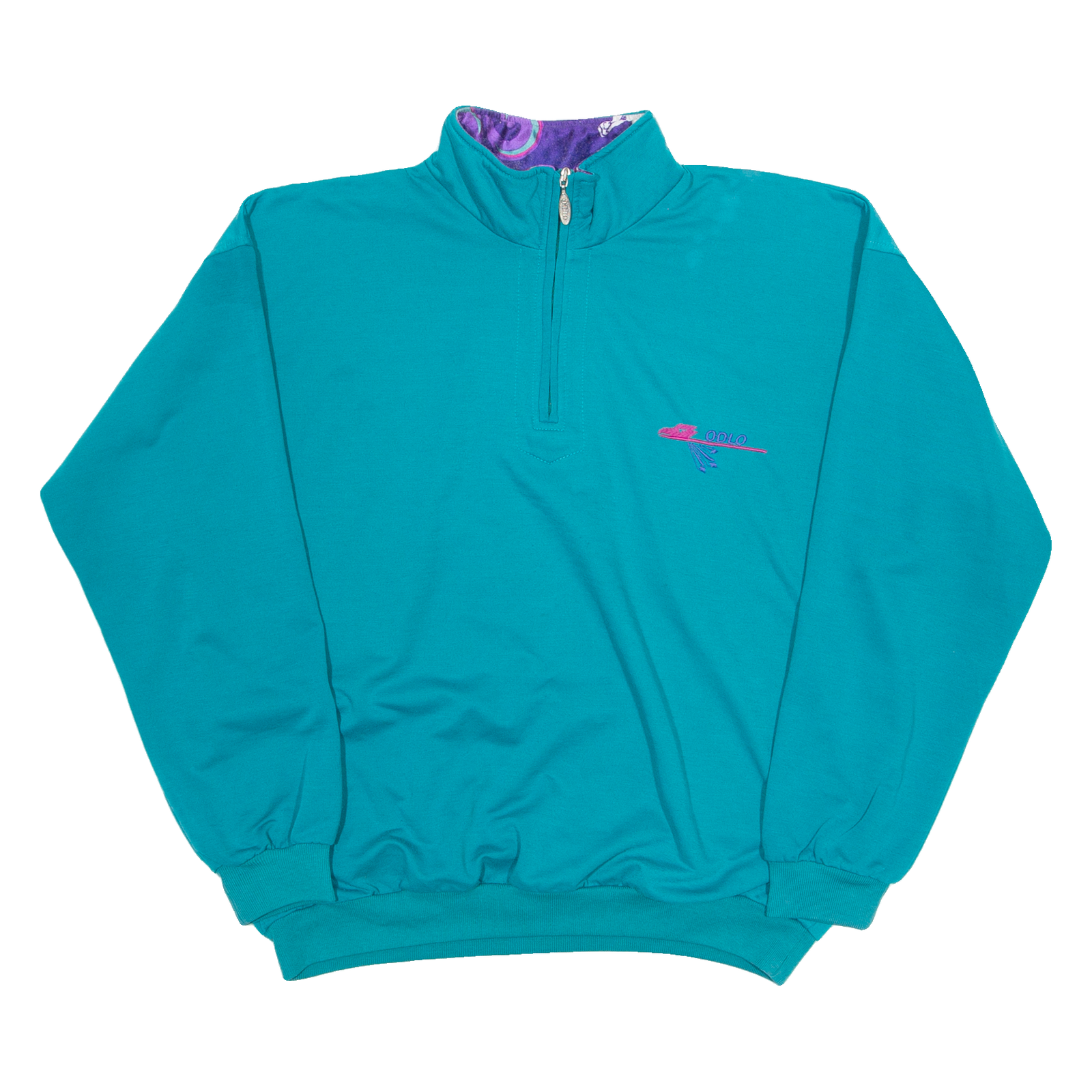 ODLO Mens Sweatshirt Green 1/4 Zip S Refurbished - N/A refurbished available on Cerqular