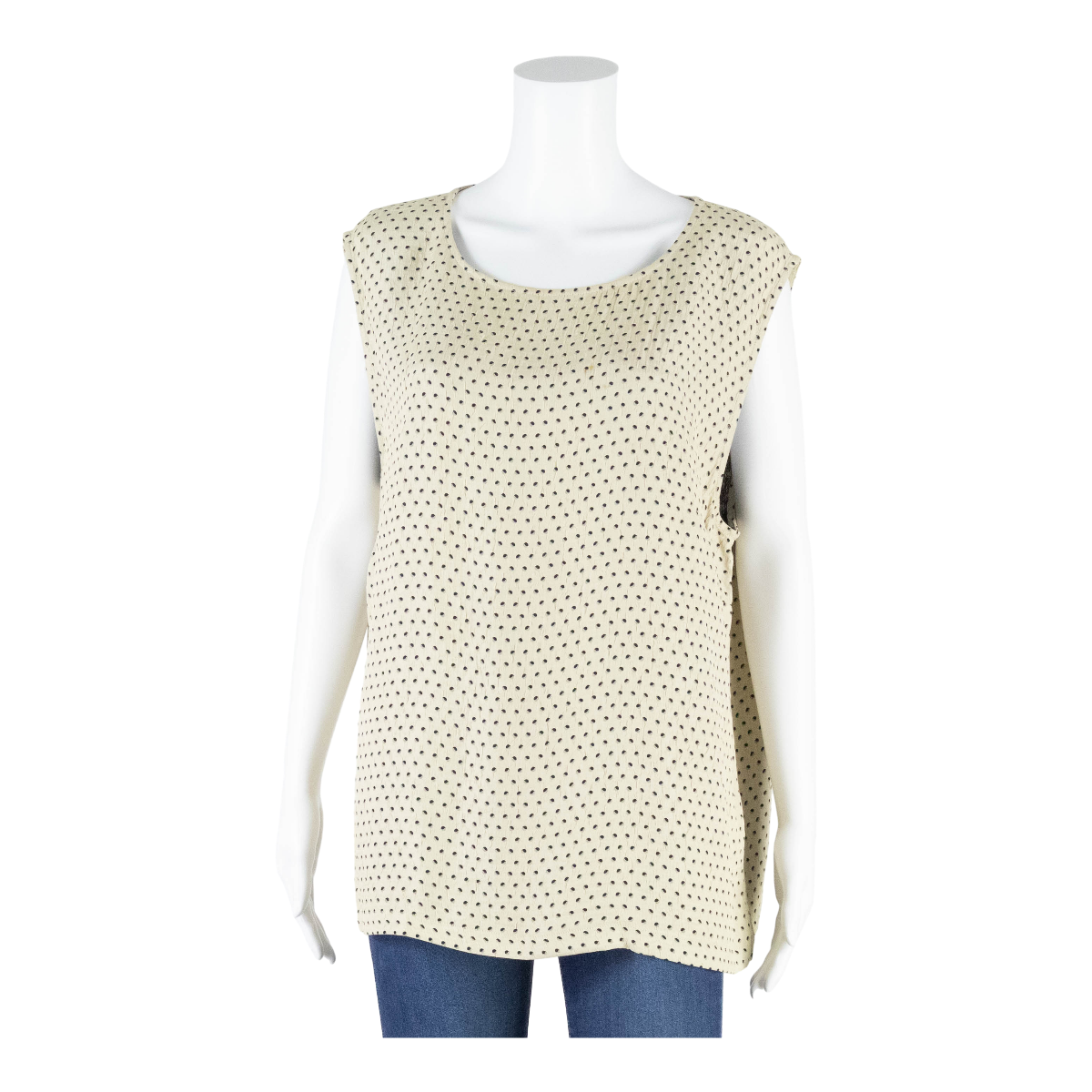 Buy JOBIS Womens Vests Top Cream Sleeveless Viscose Spotted L Refurbished - $10.13 JOBIS Womens Vests Top Cream Sleeveless Viscose Spotted L Refurbished - N/A refurbished available on Cerqular