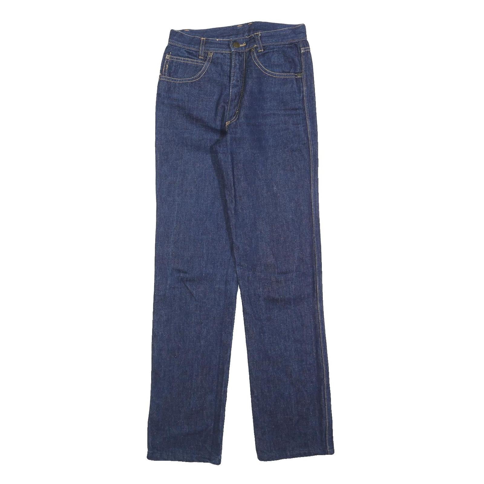 BLUMONT Womens Jeans Blue Regular Straight Denim Dark W26 L30 Zip Comfort Refurbished - N/A refurbished available on Cerqular