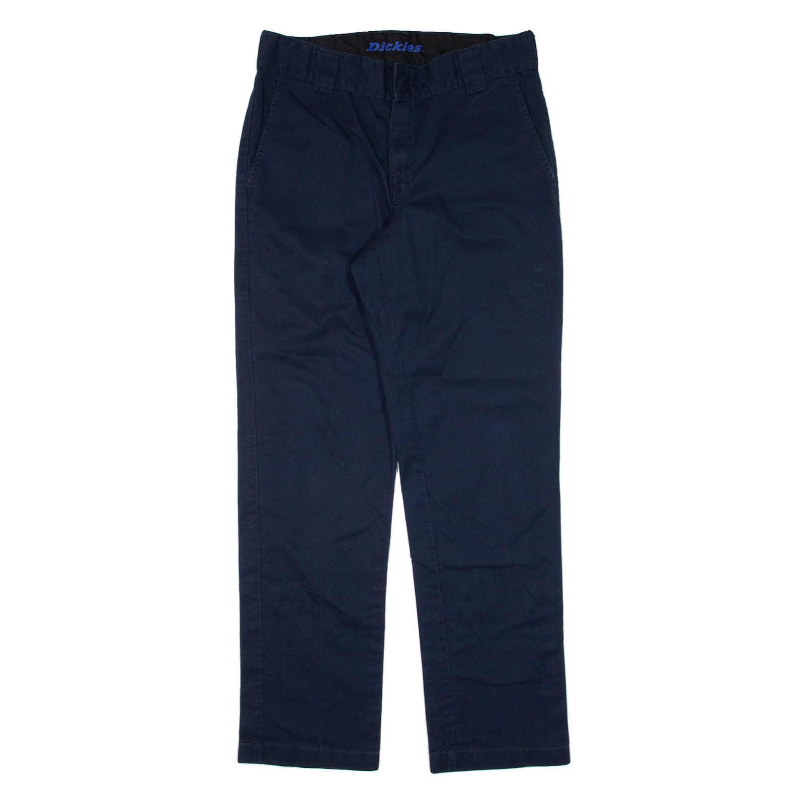DICKIES Workwear Mens Trousers Blue Slim Tapered W32 L32 Refurbished - N/A refurbished available on Cerqular