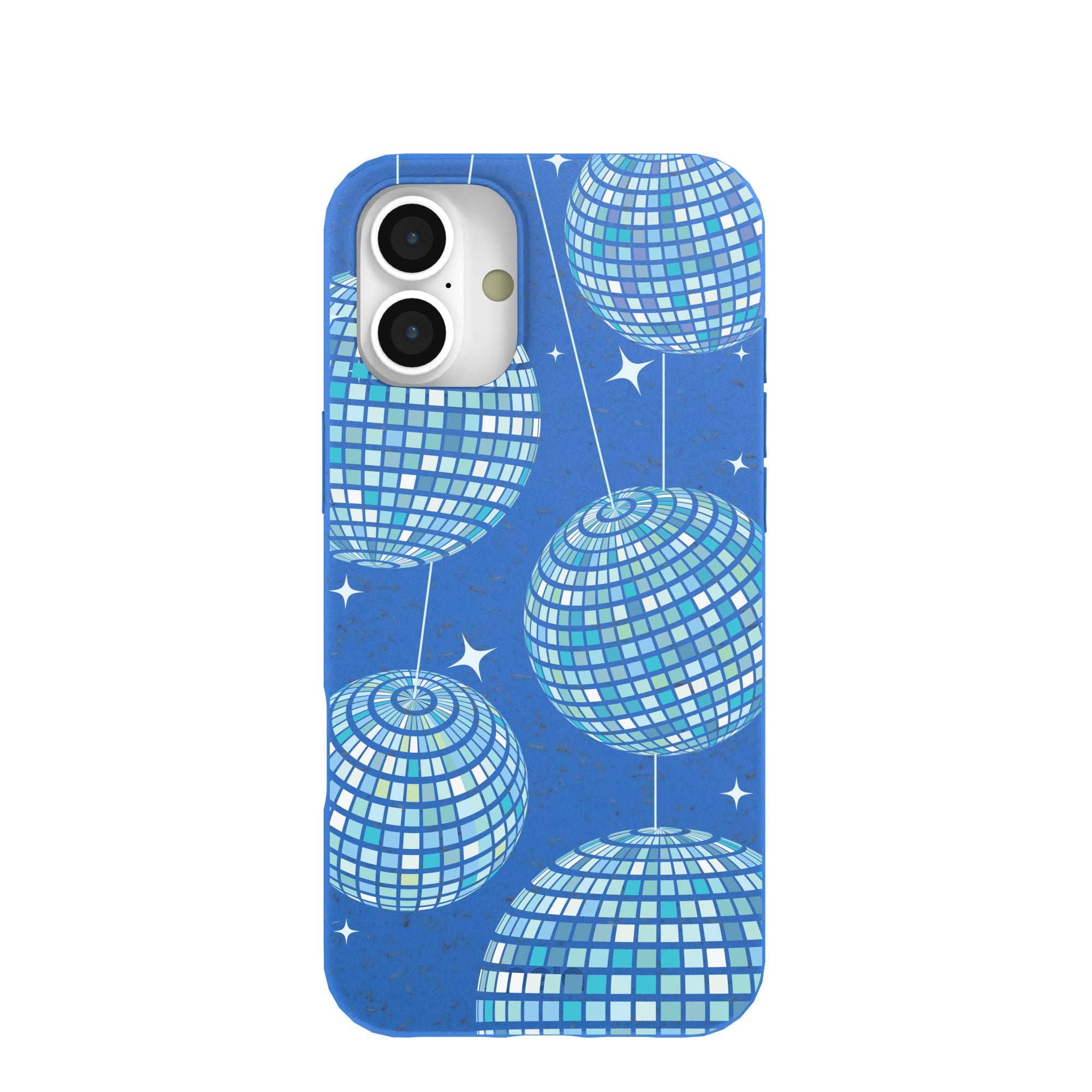 Electric Blue Blue Groove iPhone 16 Plus Case Refurbished - Pela Case refurbished available on Cerqular