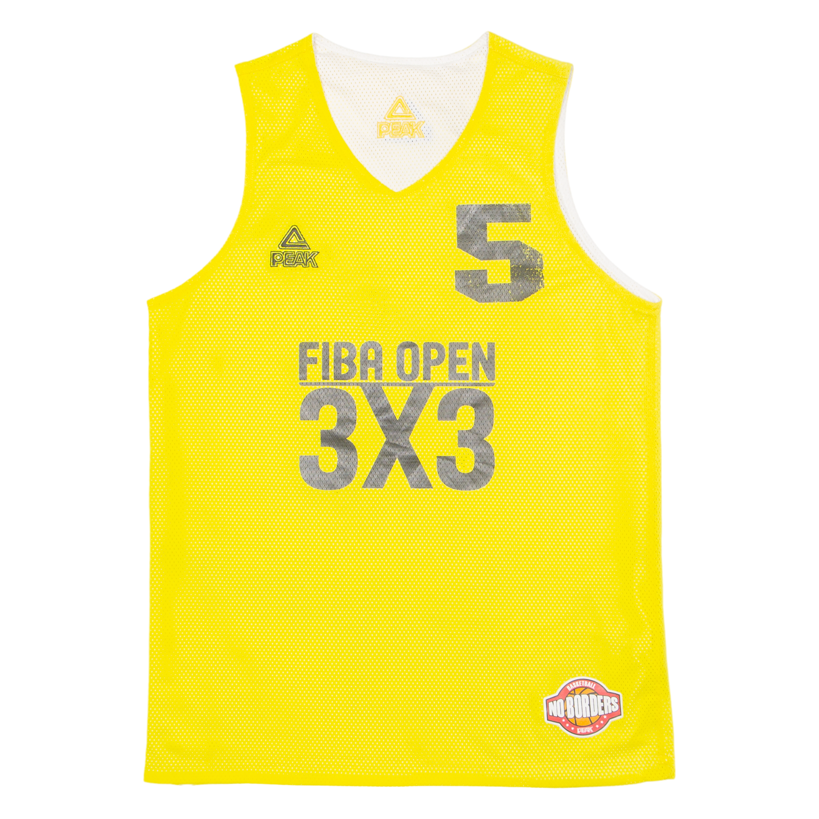 PEAK Basketball Mens Jersey Yellow Sleeveless V-Neck M Refurbished - N/A refurbished available on Cerqular