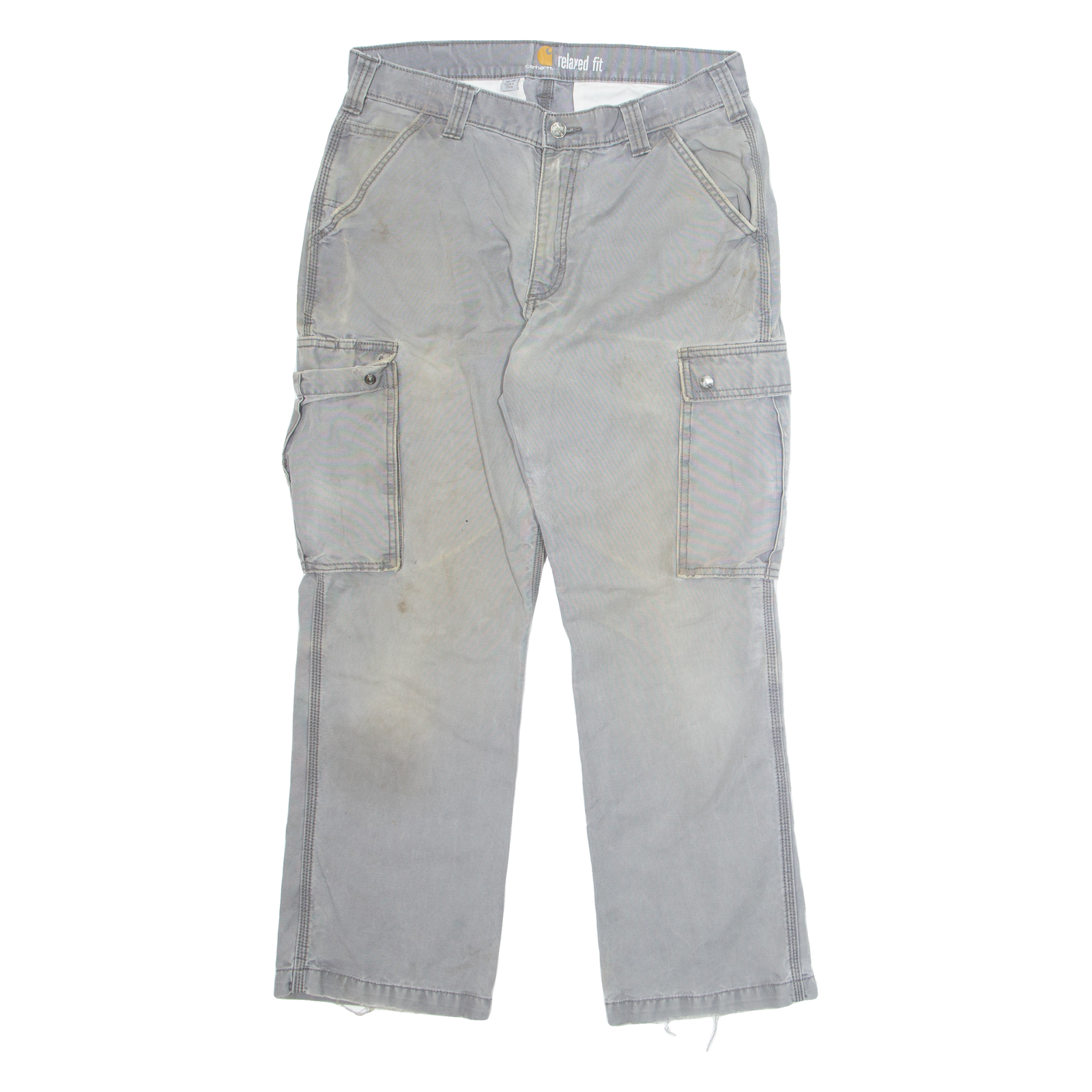 Buy CARHARTT Workwear Cargo Mens Trousers Grey Relaxed Straight W34 L30 Refurbished - $26.51 CARHARTT Workwear Cargo Mens Trousers Grey Relaxed Straight W34 L30 Refurbished - N/A refurbished available on Cerqular